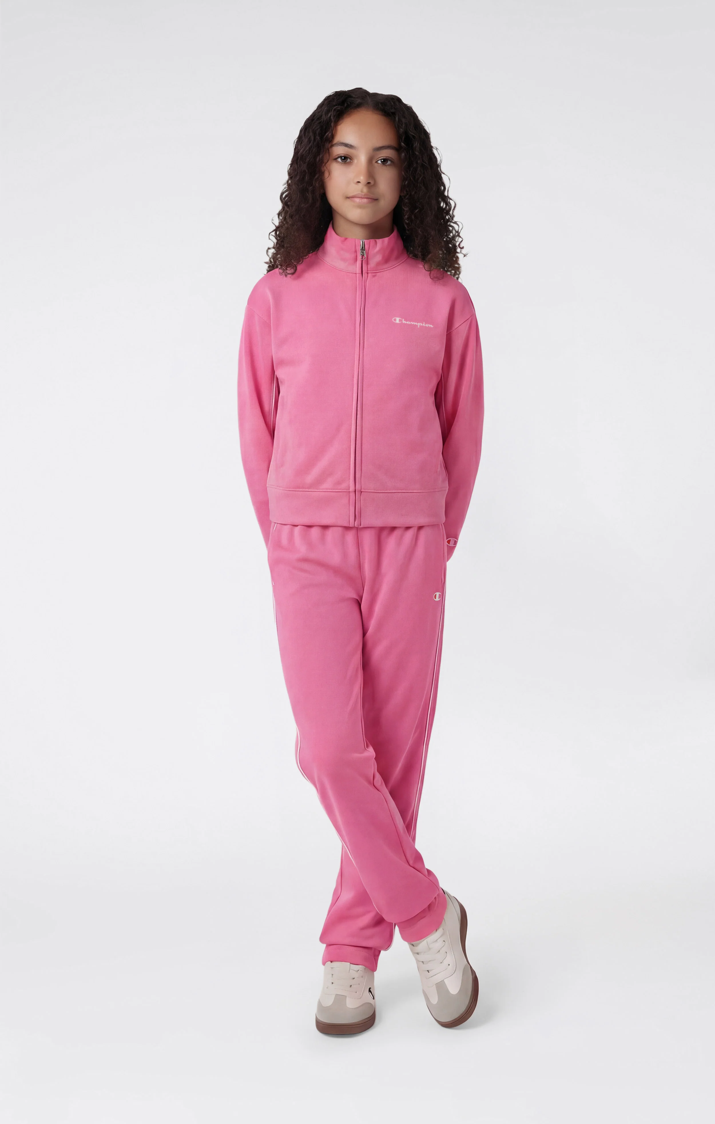 Girls’ Full Zip Sweatshirt and Pants Tracksuit