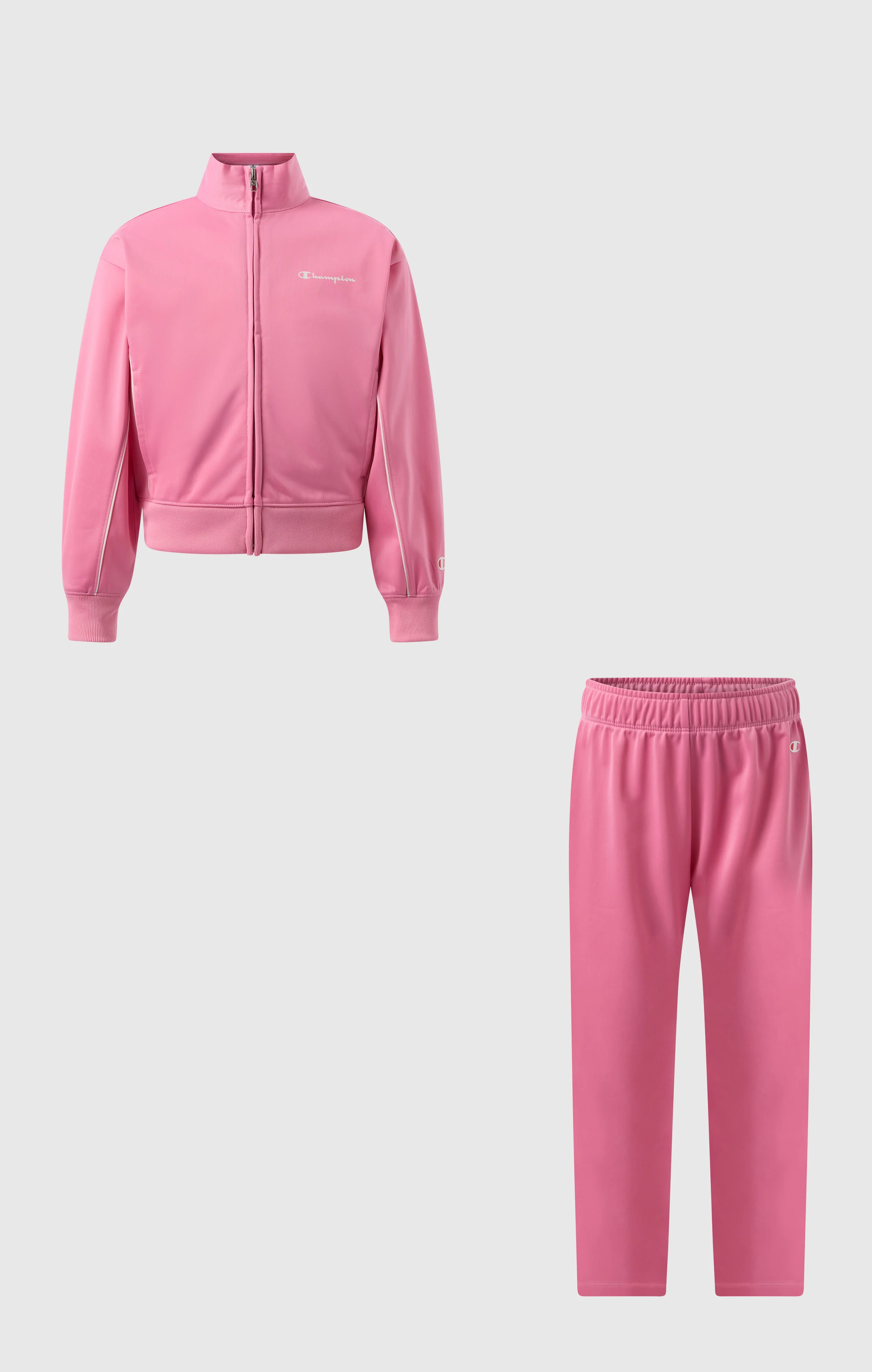 Girls’ Full Zip Sweatshirt and Pants Tracksuit - Image 4