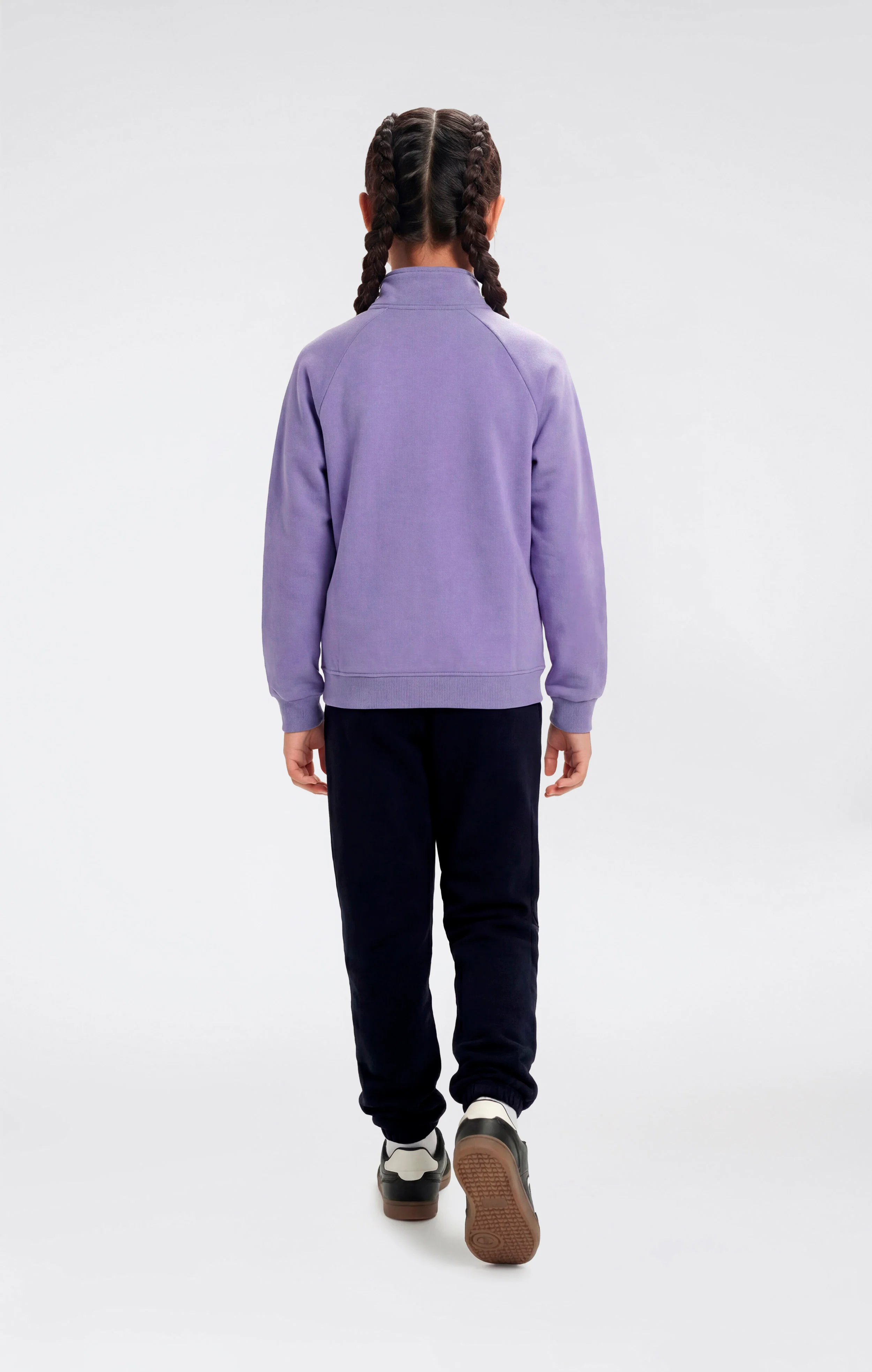 Girls’ Full Zip Sweatshirt and Pants Tracksuit - Image 3