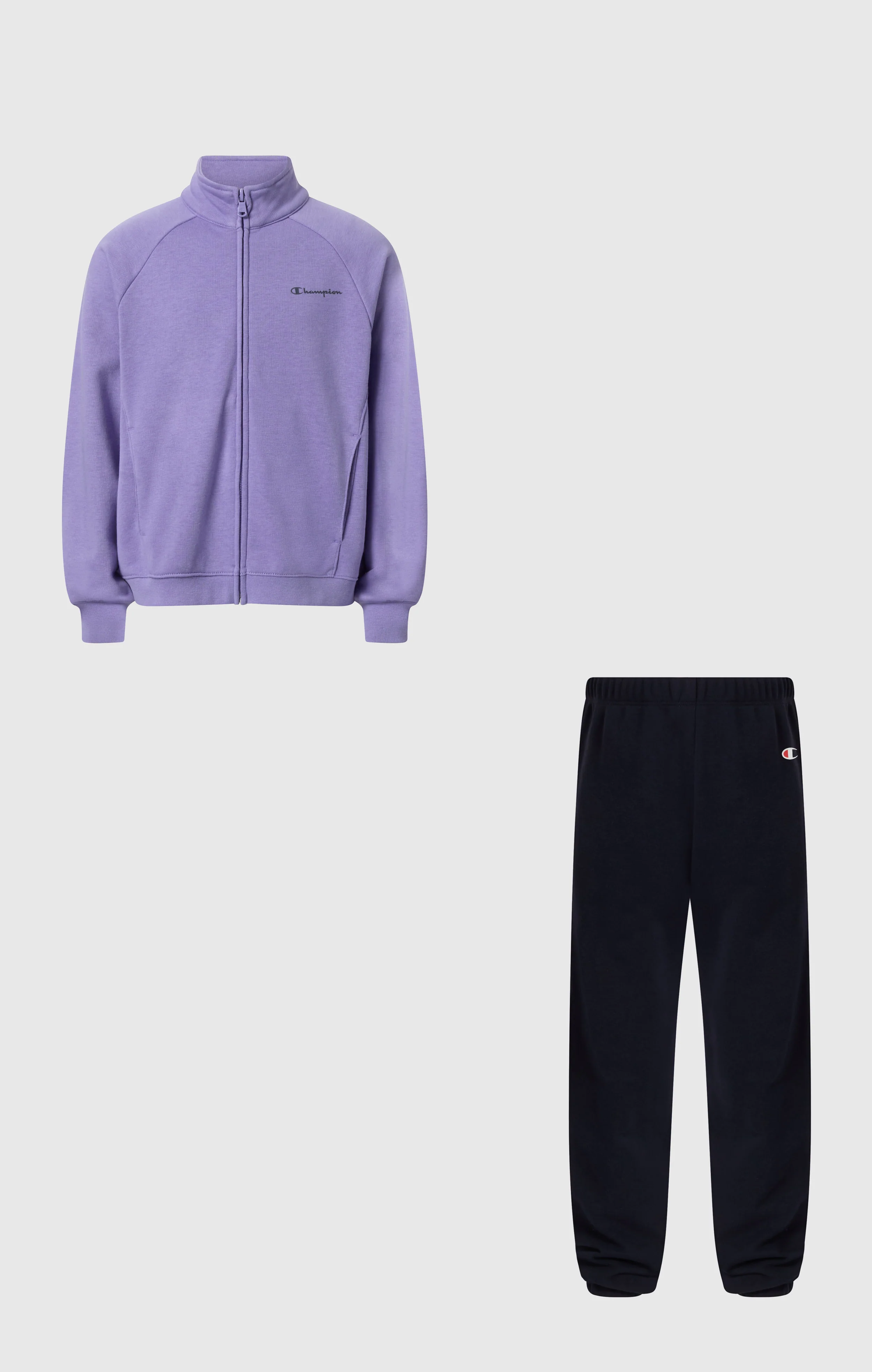Girls’ Full Zip Sweatshirt and Pants Tracksuit - Image 4