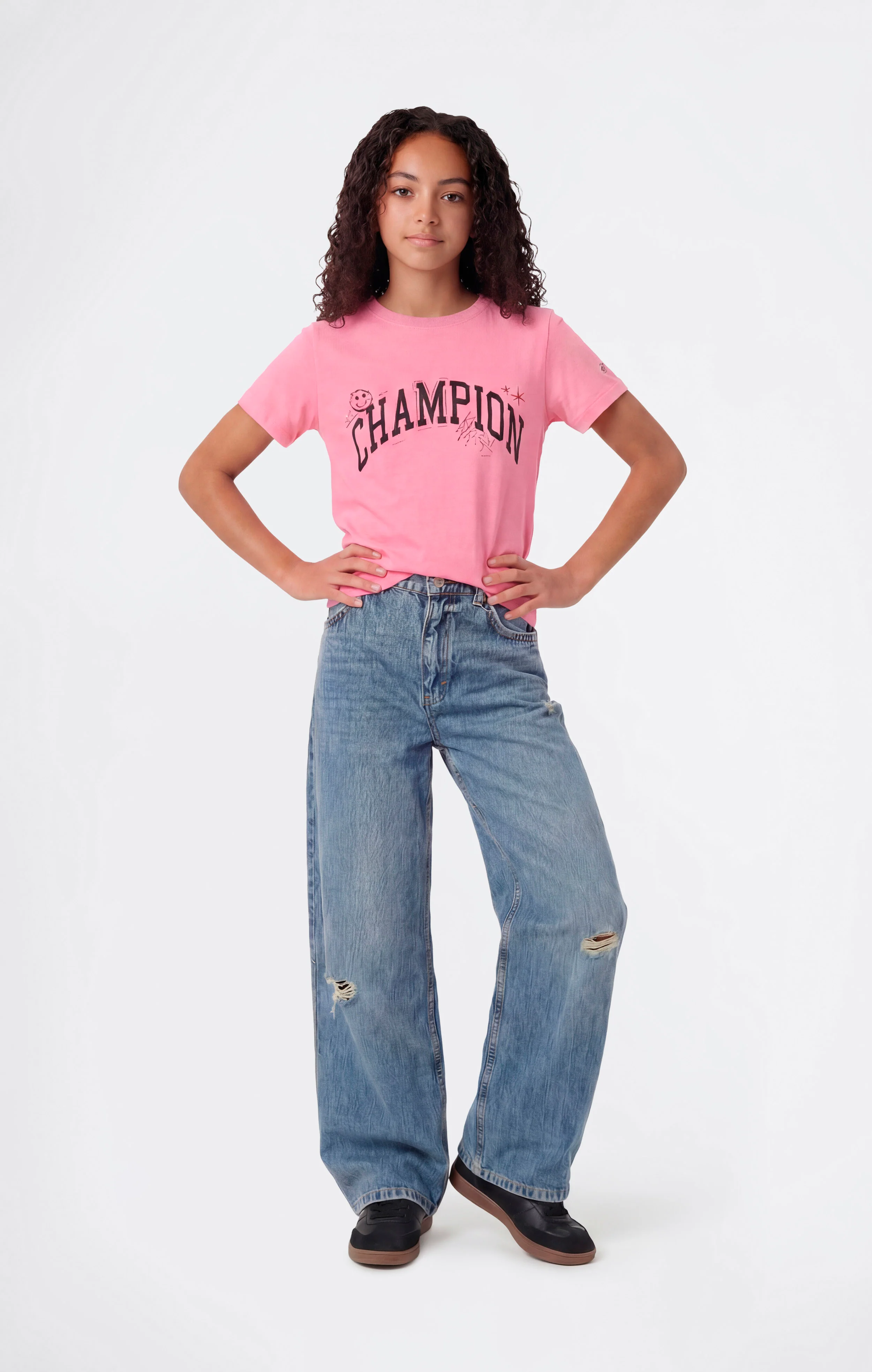 Girls’ Graphic Crewneck T-Shirt - Image 2
