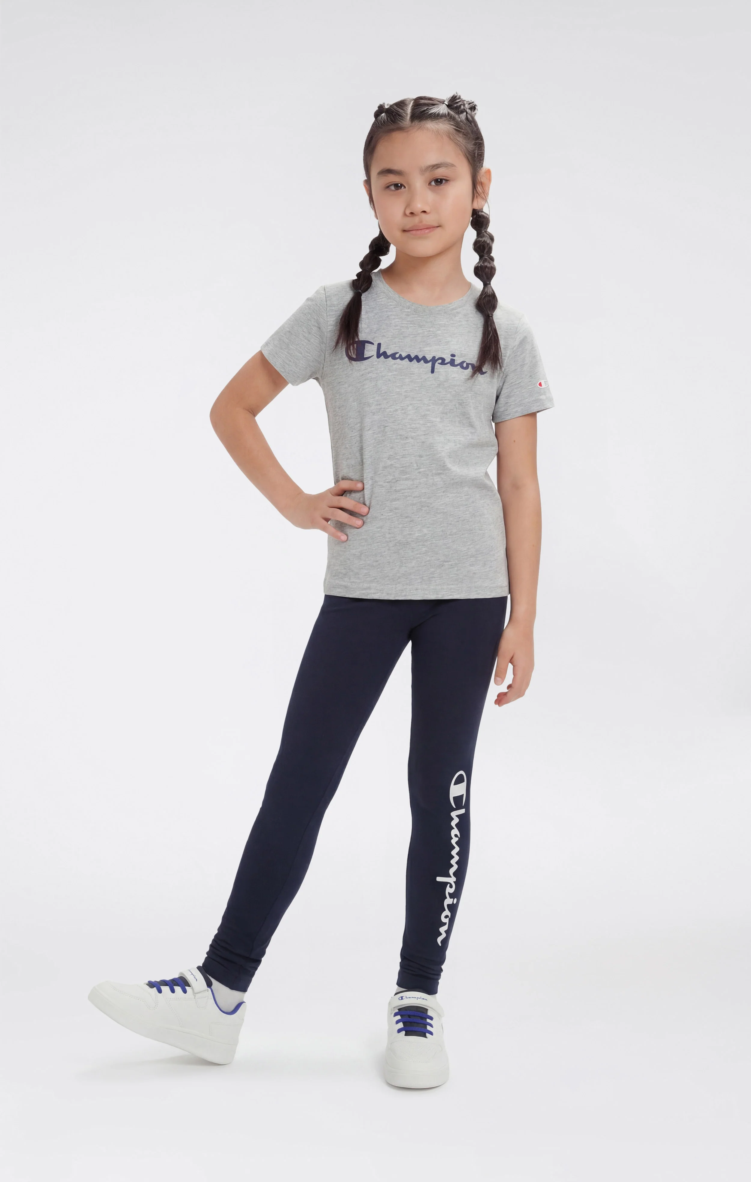 Girls’ Leggings with Maxi Logo - Image 2