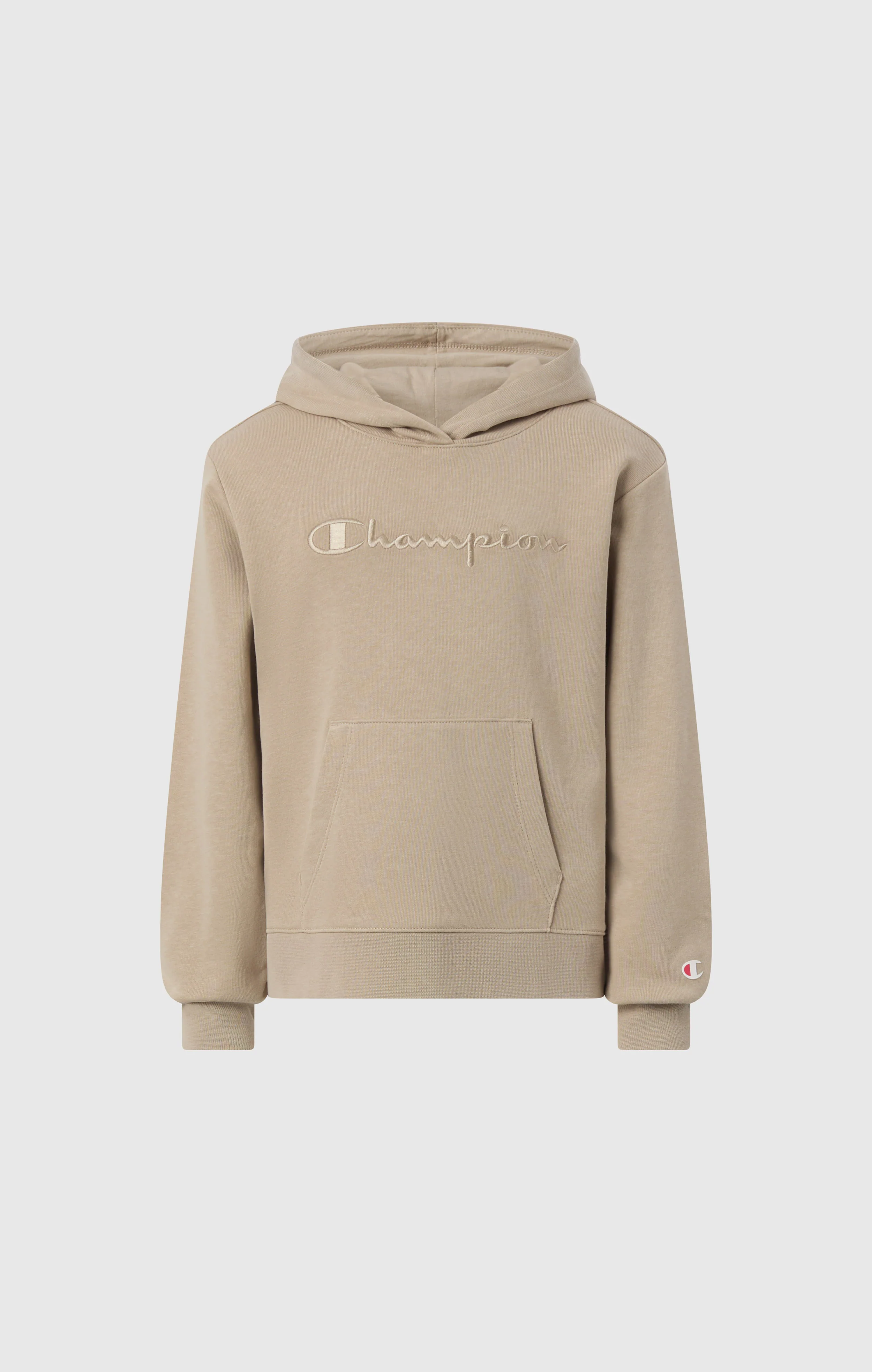 Girls’ Lightweight Hooded Sweatshirt with Tonal Embroidered Maxi Logo Icons - Image 4