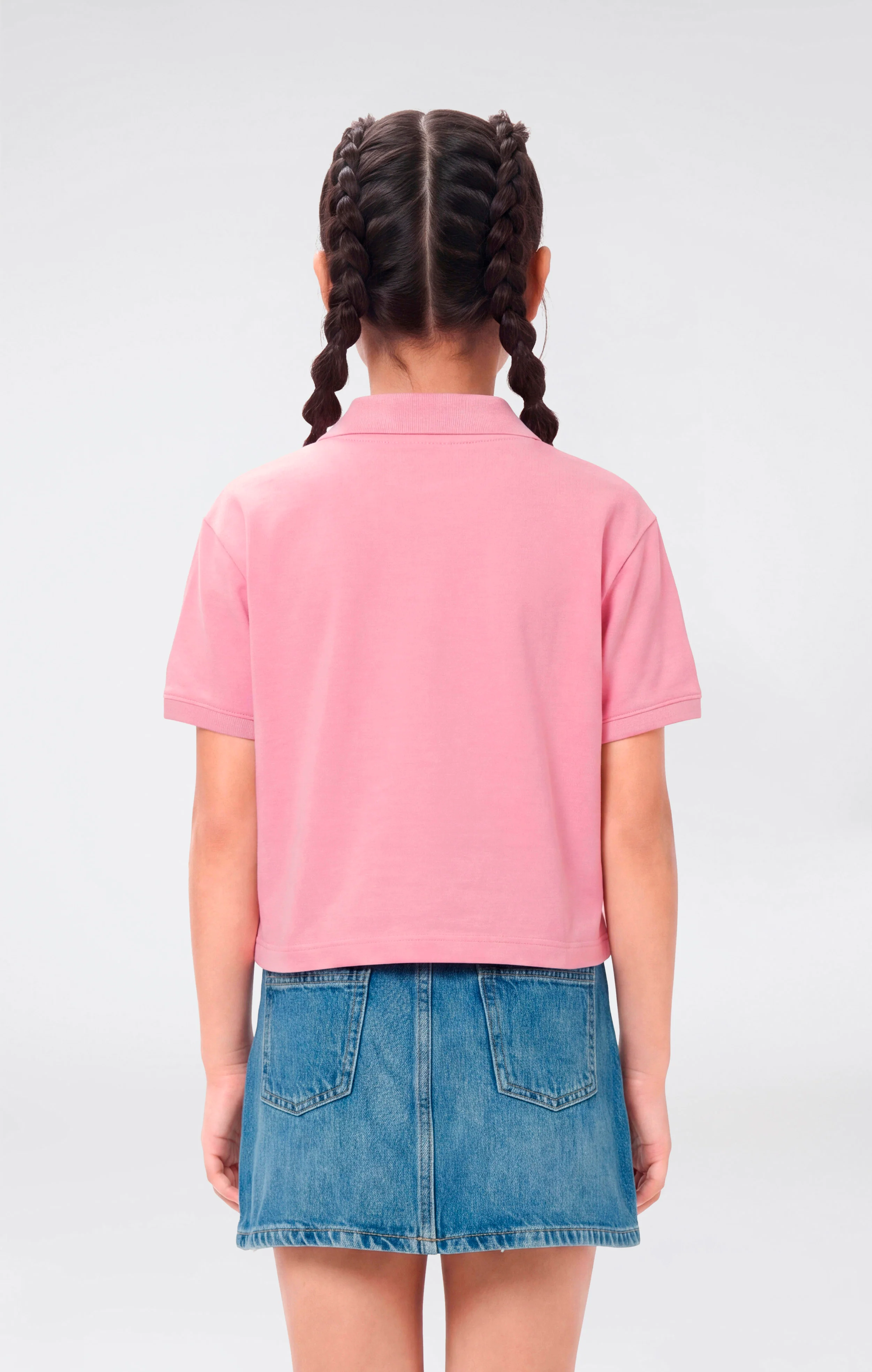 Girls’ Lightweight Jersey Polo Shirt Icons - Image 3