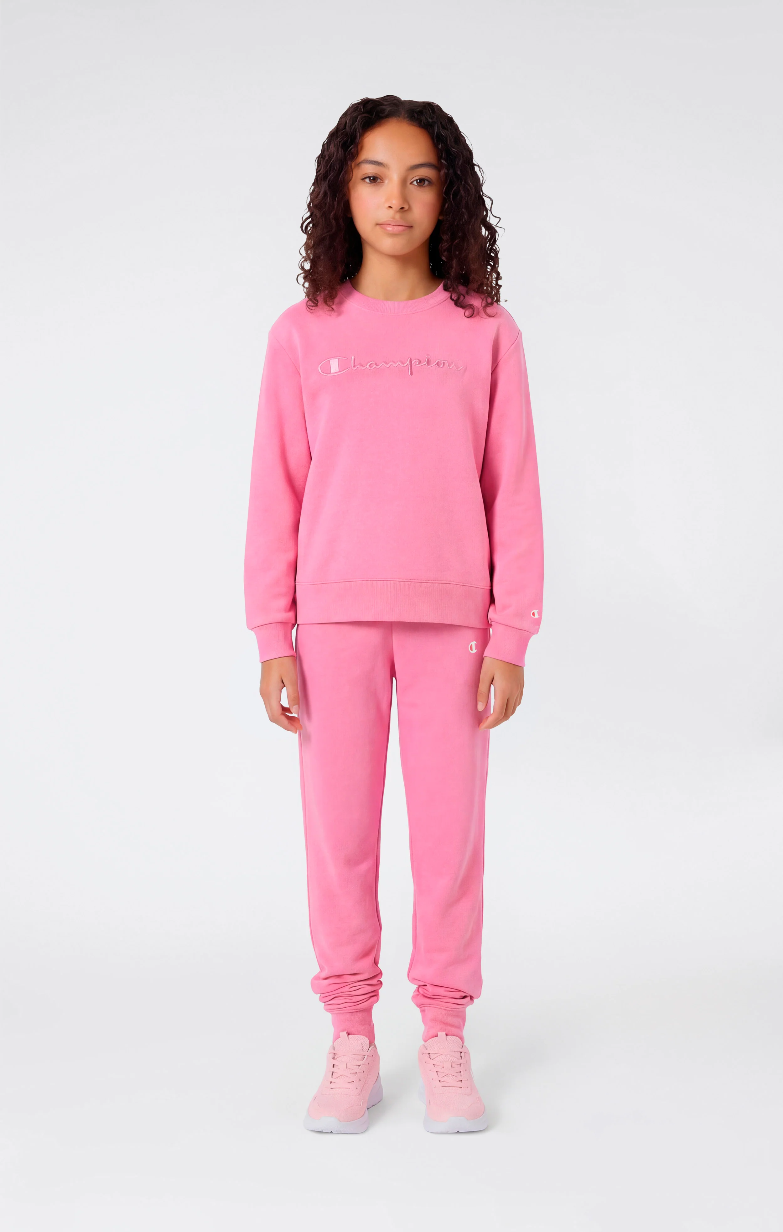 Girls’ Lightweight Jogger Pants with Rib Cuffs Icons - Image 2