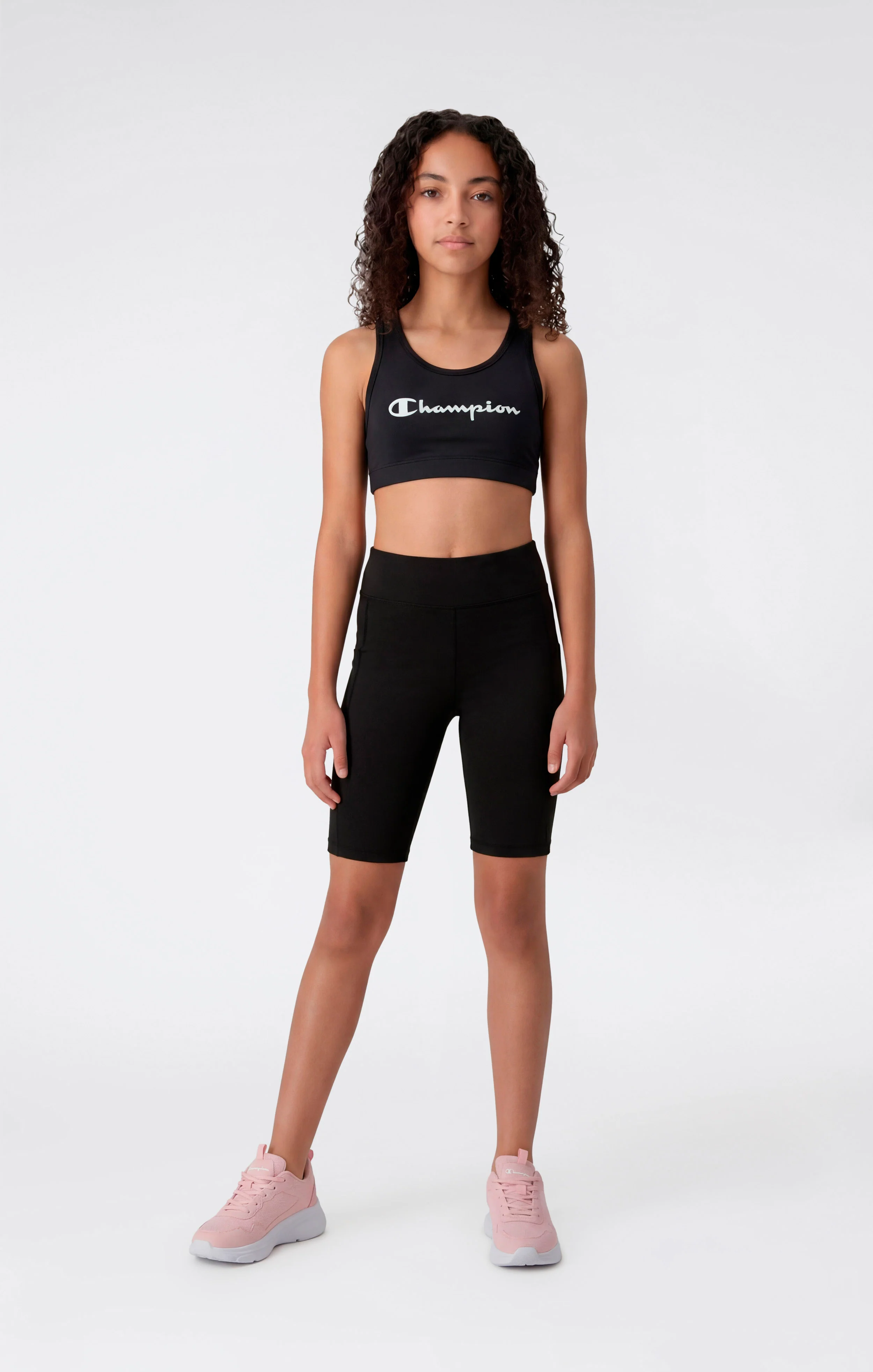 Girls' Stretch Fitted Shorts C-Tech - Image 2