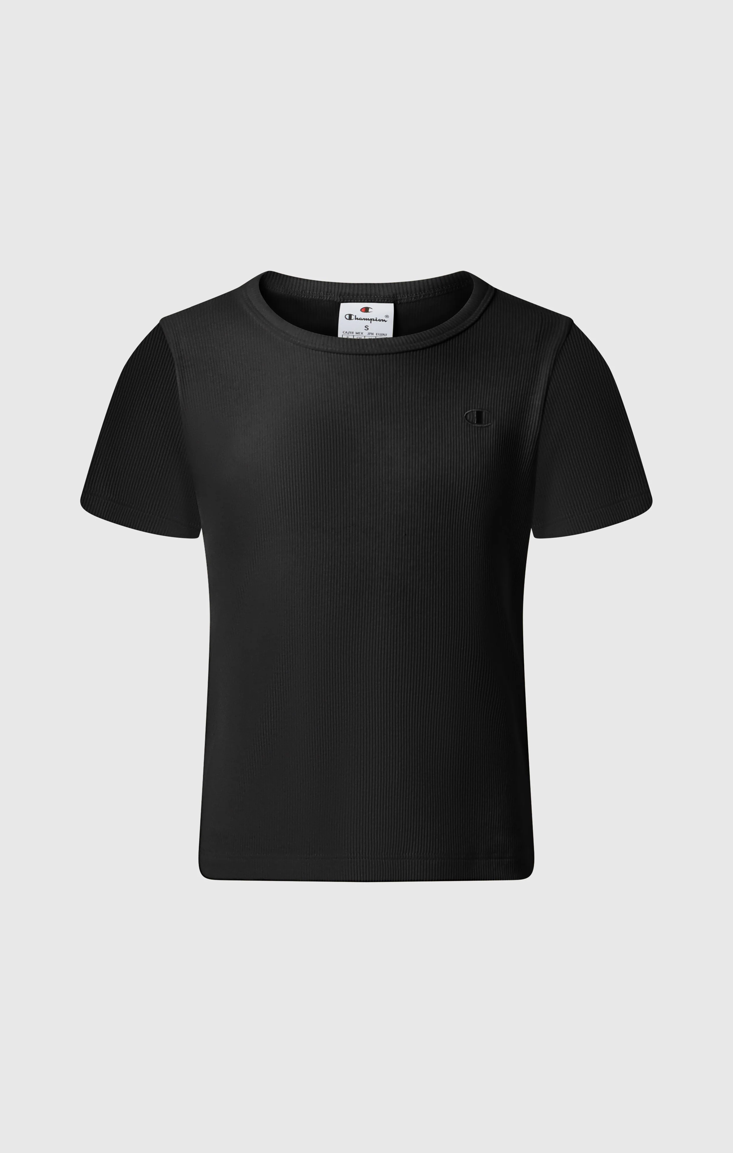 Girls’ Stretch Rib Crewneck T-Shirt Icons - Image 4