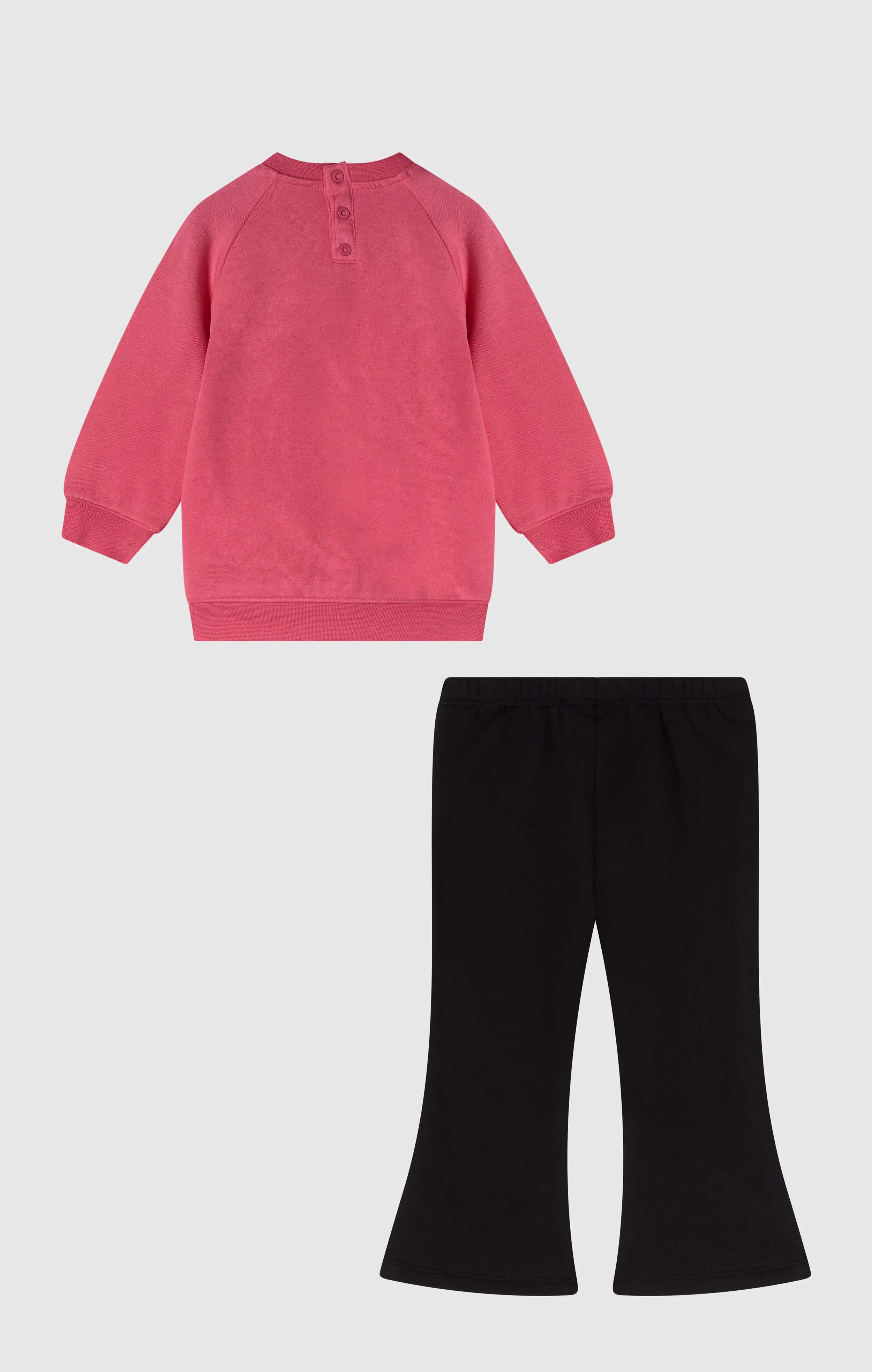 Baby Sweatsuit with Contrast Flared Pants - Image 3