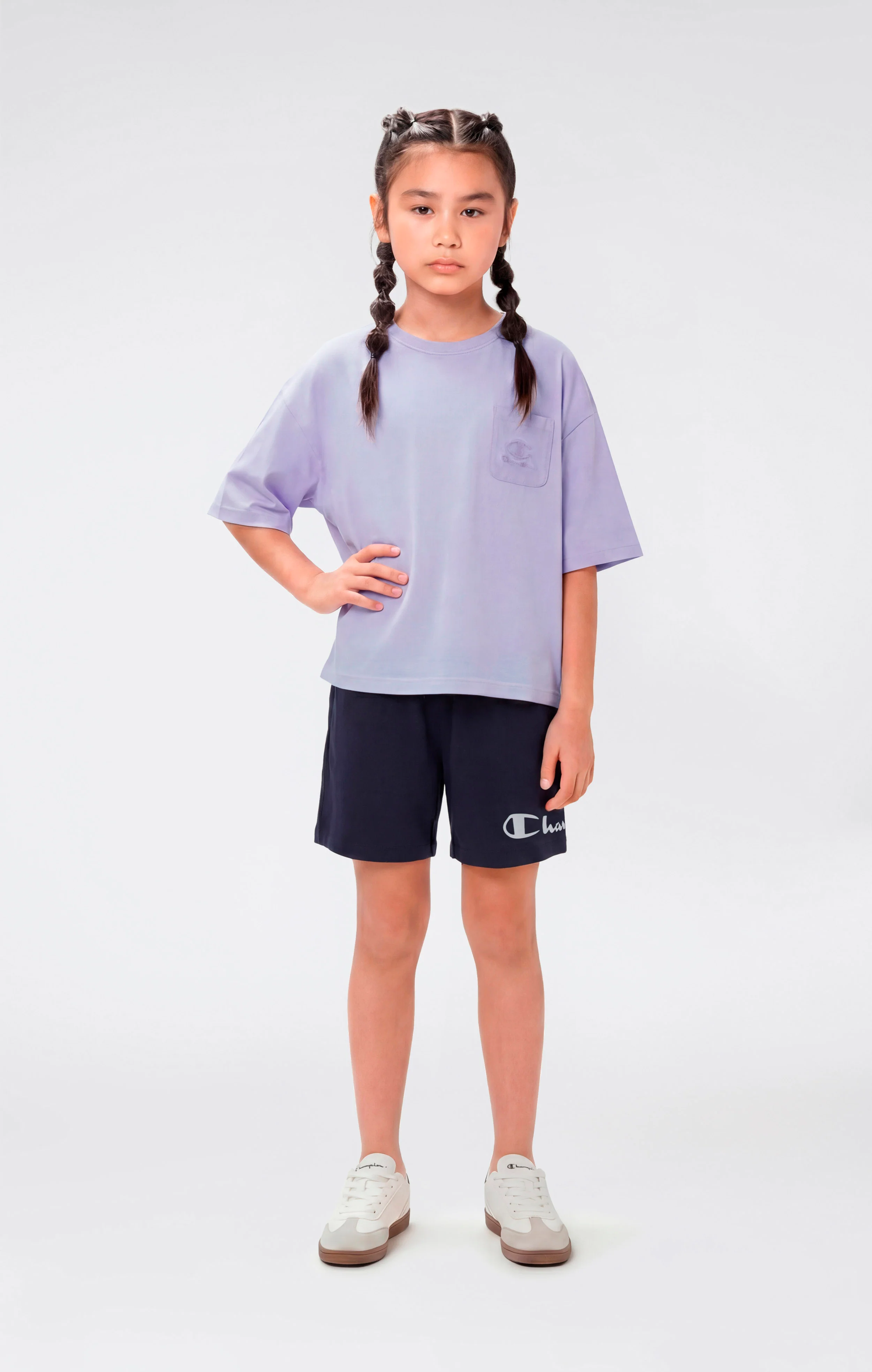 Girls’ Washed Effect Crop T-Shirt Icons - Image 2