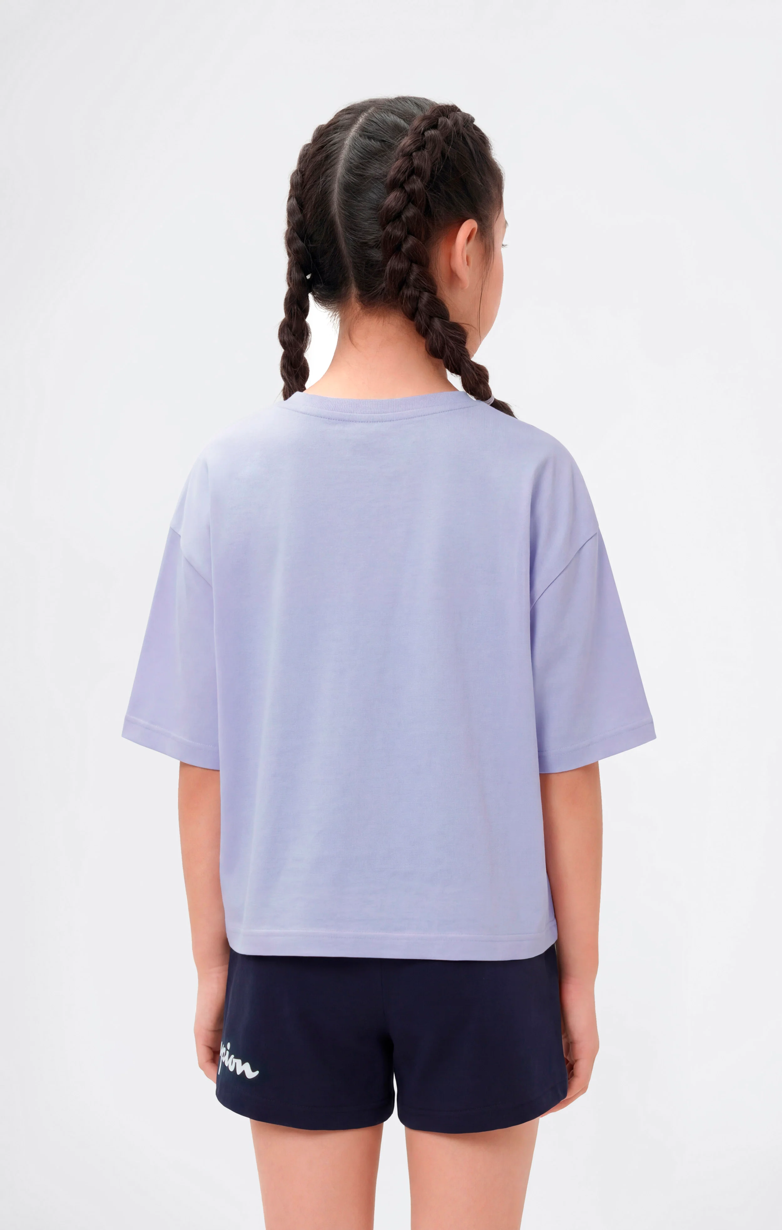 Girls’ Washed Effect Crop T-Shirt Icons - Image 3