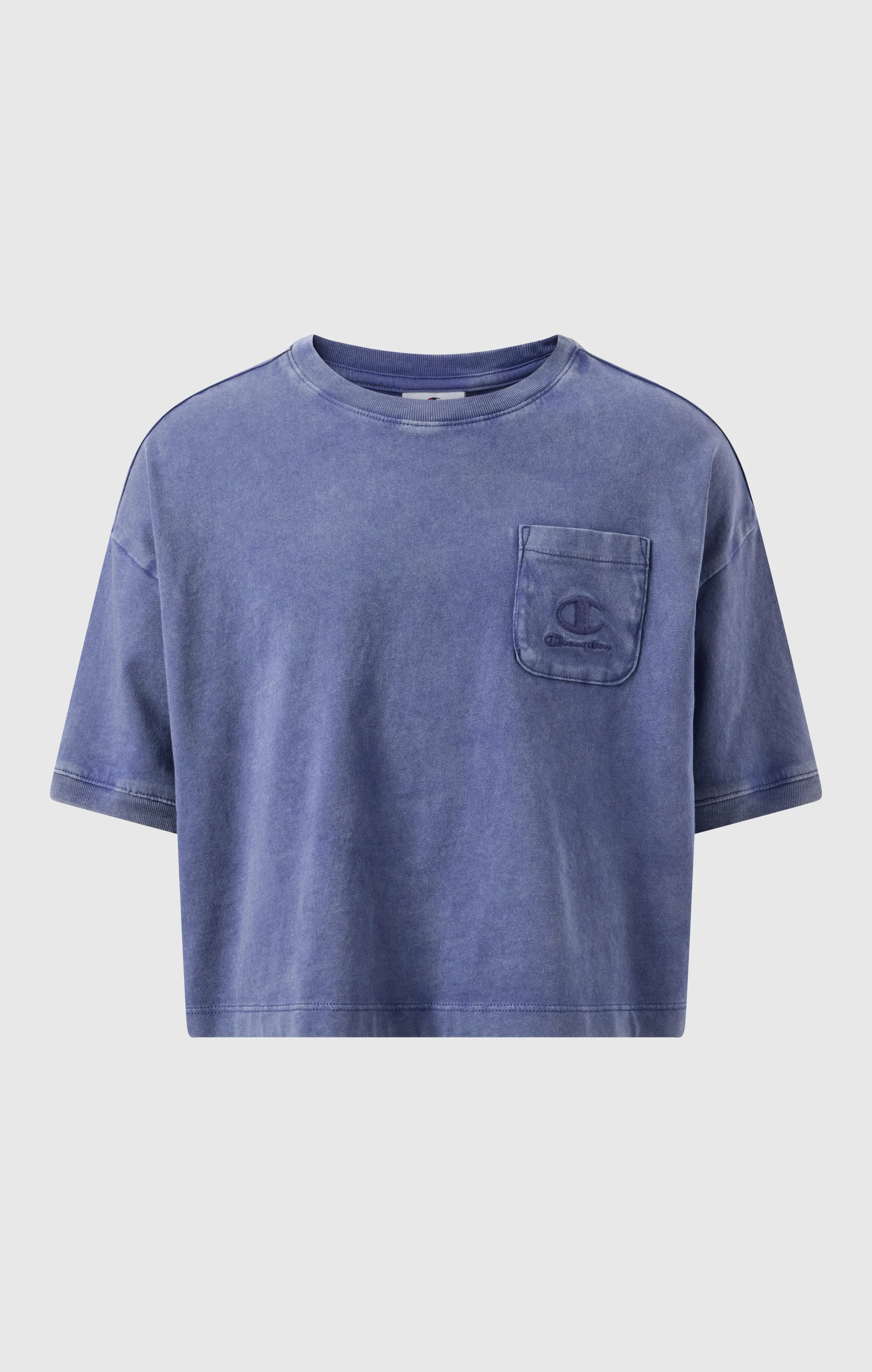 Girls’ Washed Effect Crop T-Shirt Icons - Image 4