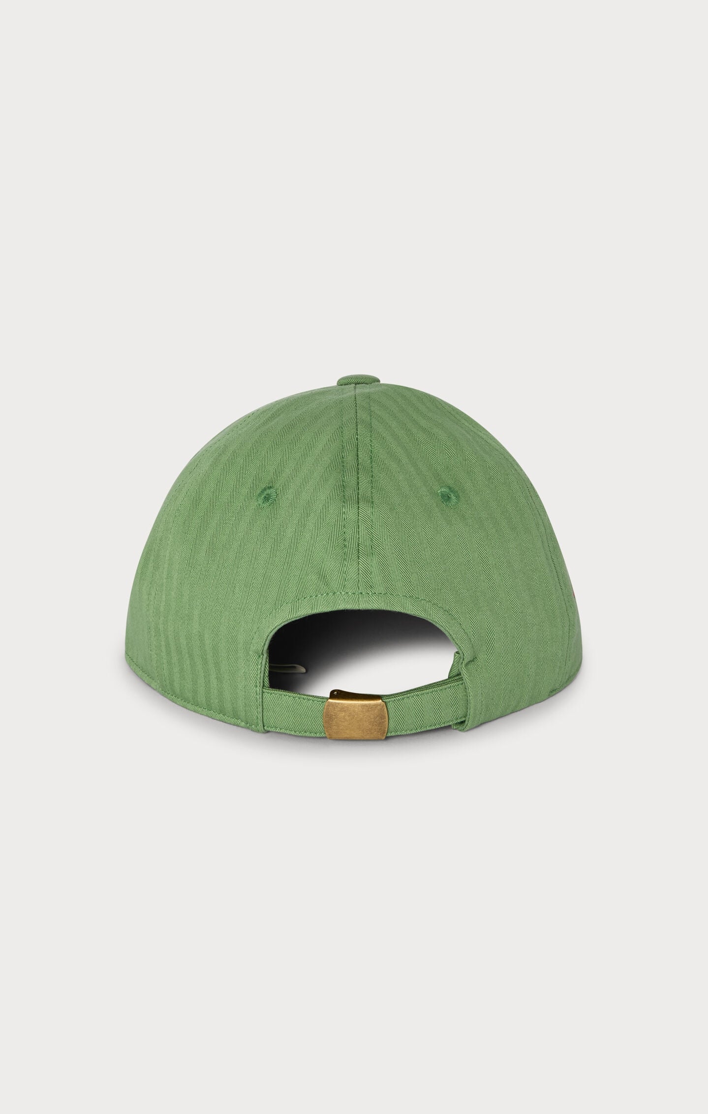Herringbone Cotton Baseball Cap - Image 2