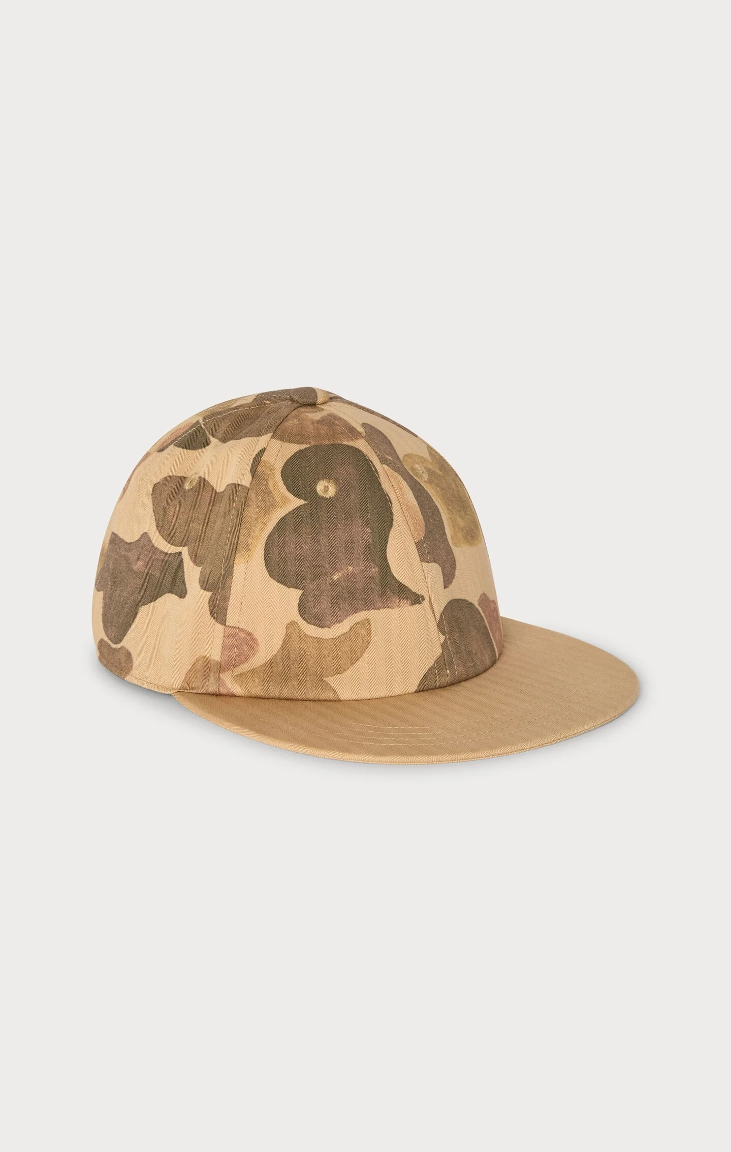 Herringbone Cotton Baseball Cap
