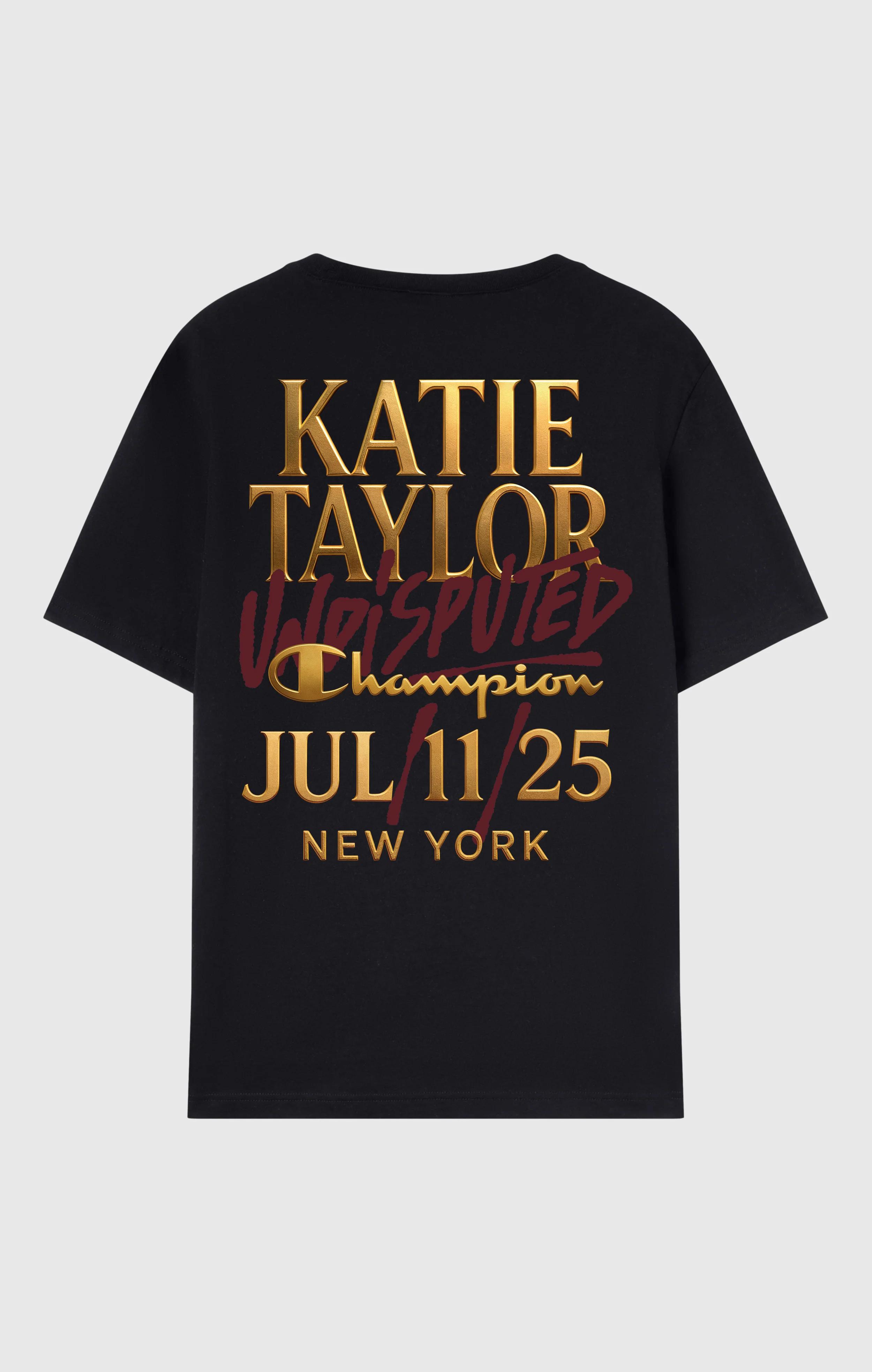 Katie Taylor Fight Night Graphic T-shirt - Image 2