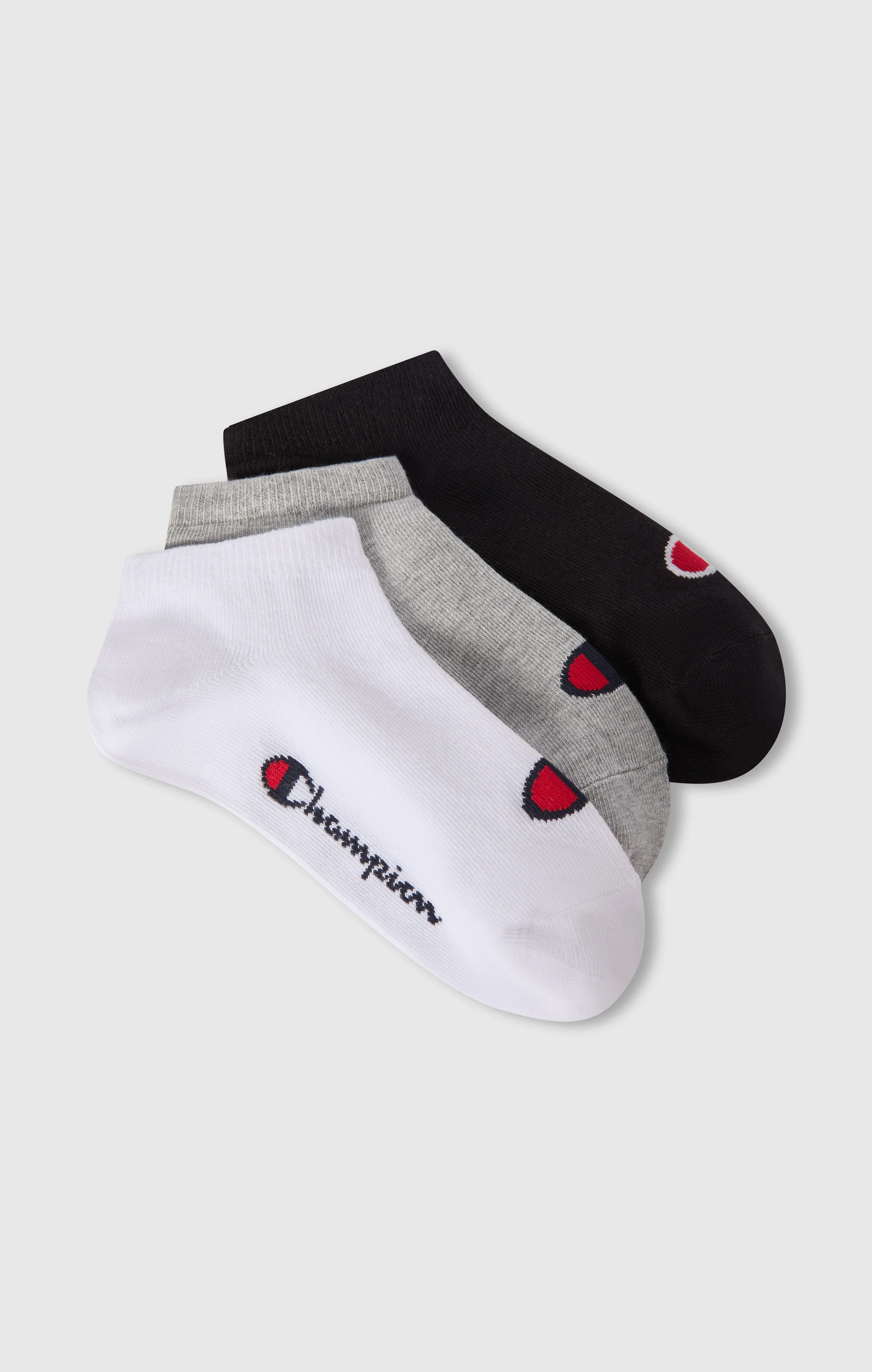 Kids’ 3-Pack Sneaker Socks with Logo