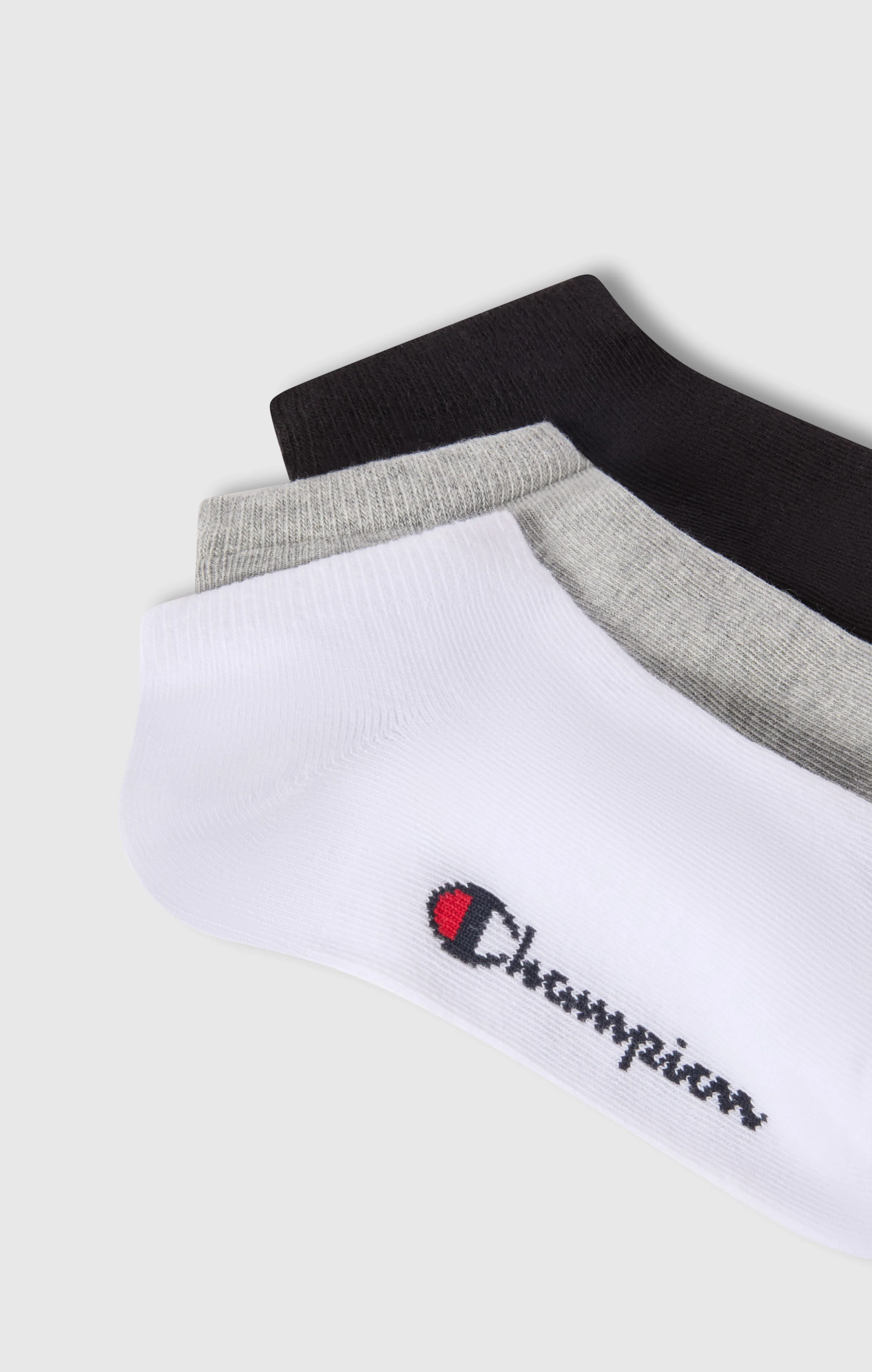 Kids’ 3-Pack Sneaker Socks with Logo - Image 2