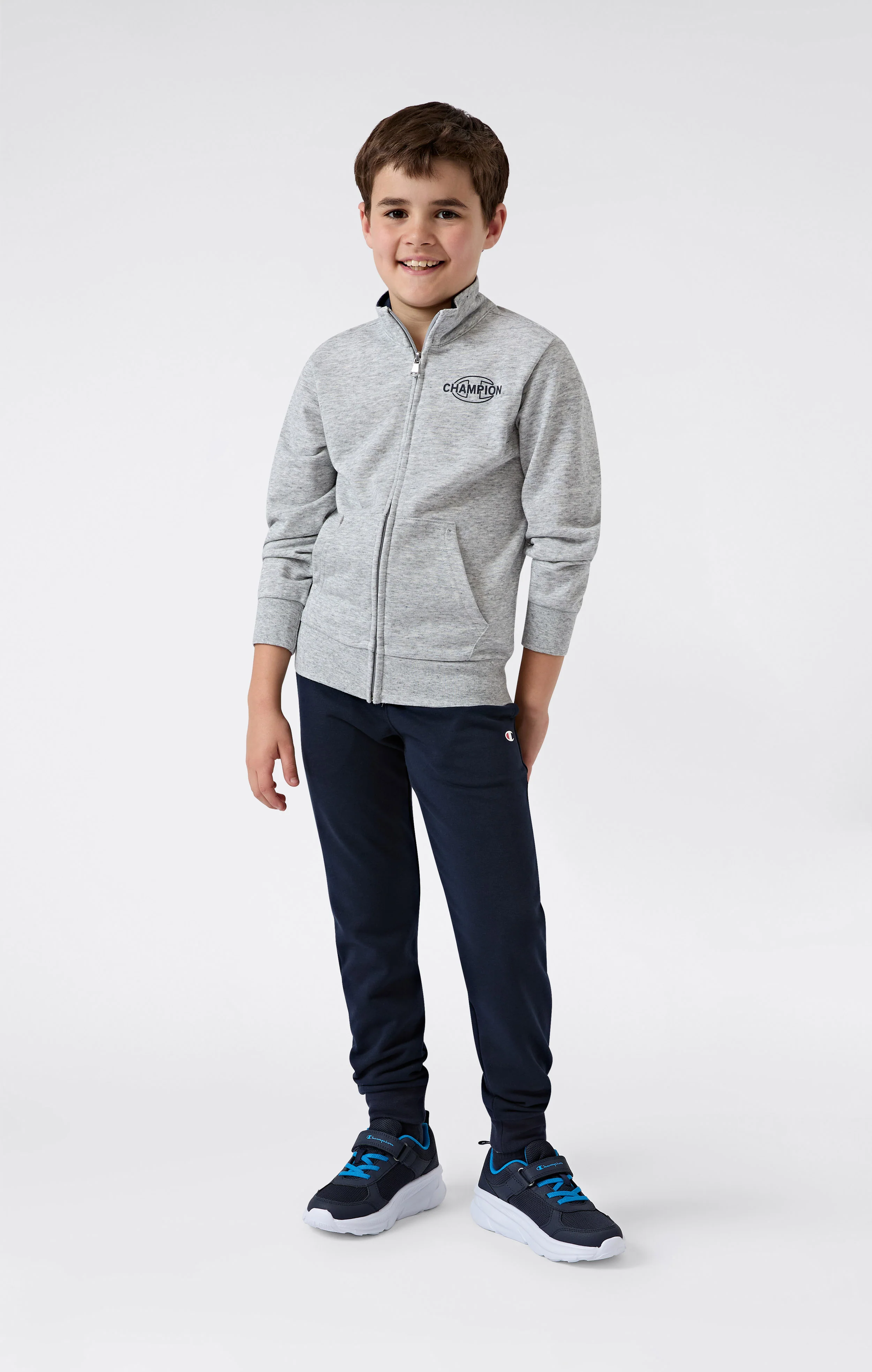 Kids’ Lightweight Terry Full-Zip Tracksuit - Image 2