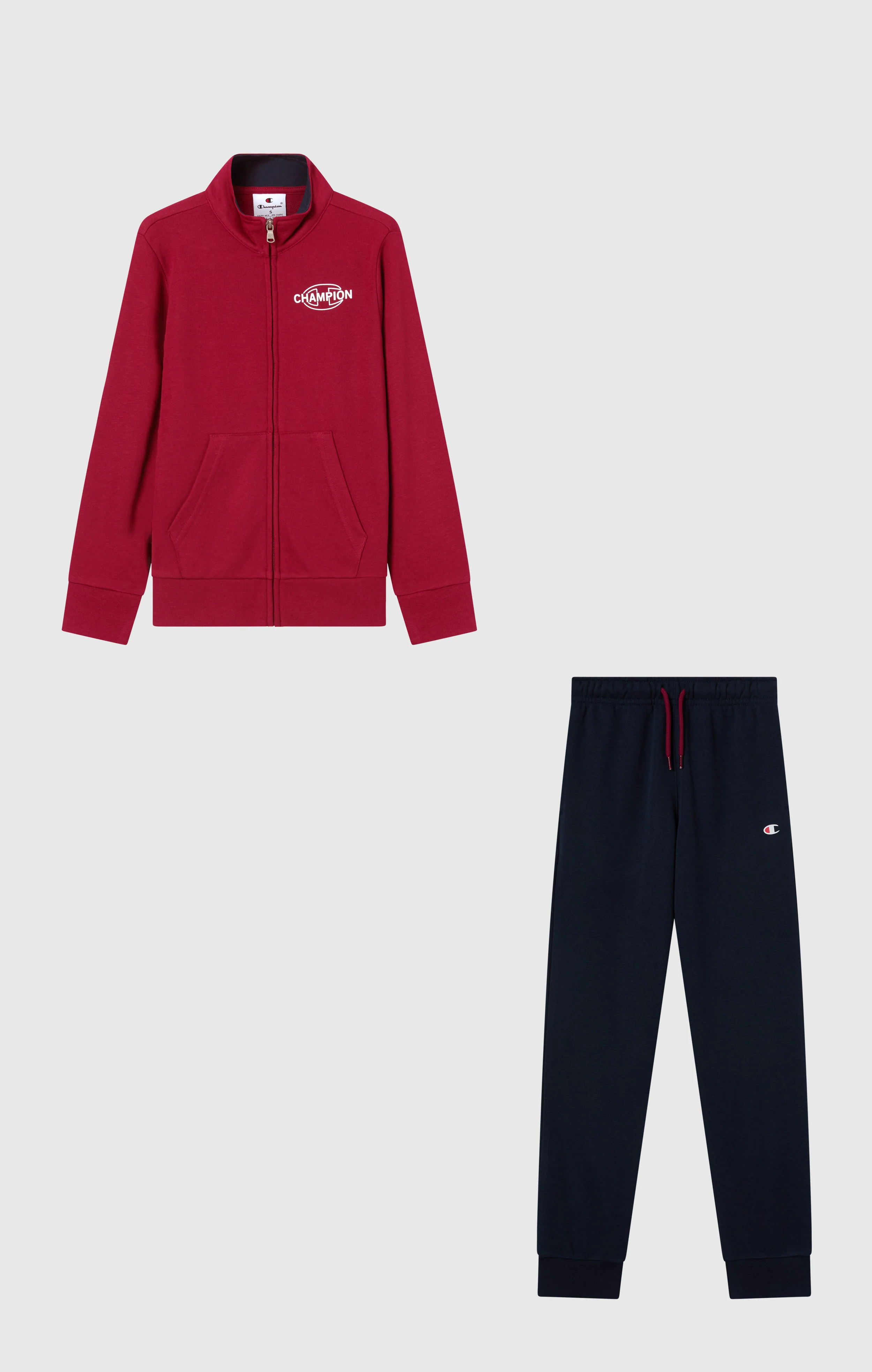 Kids’ Lightweight Terry Full-Zip Tracksuit - Image 4