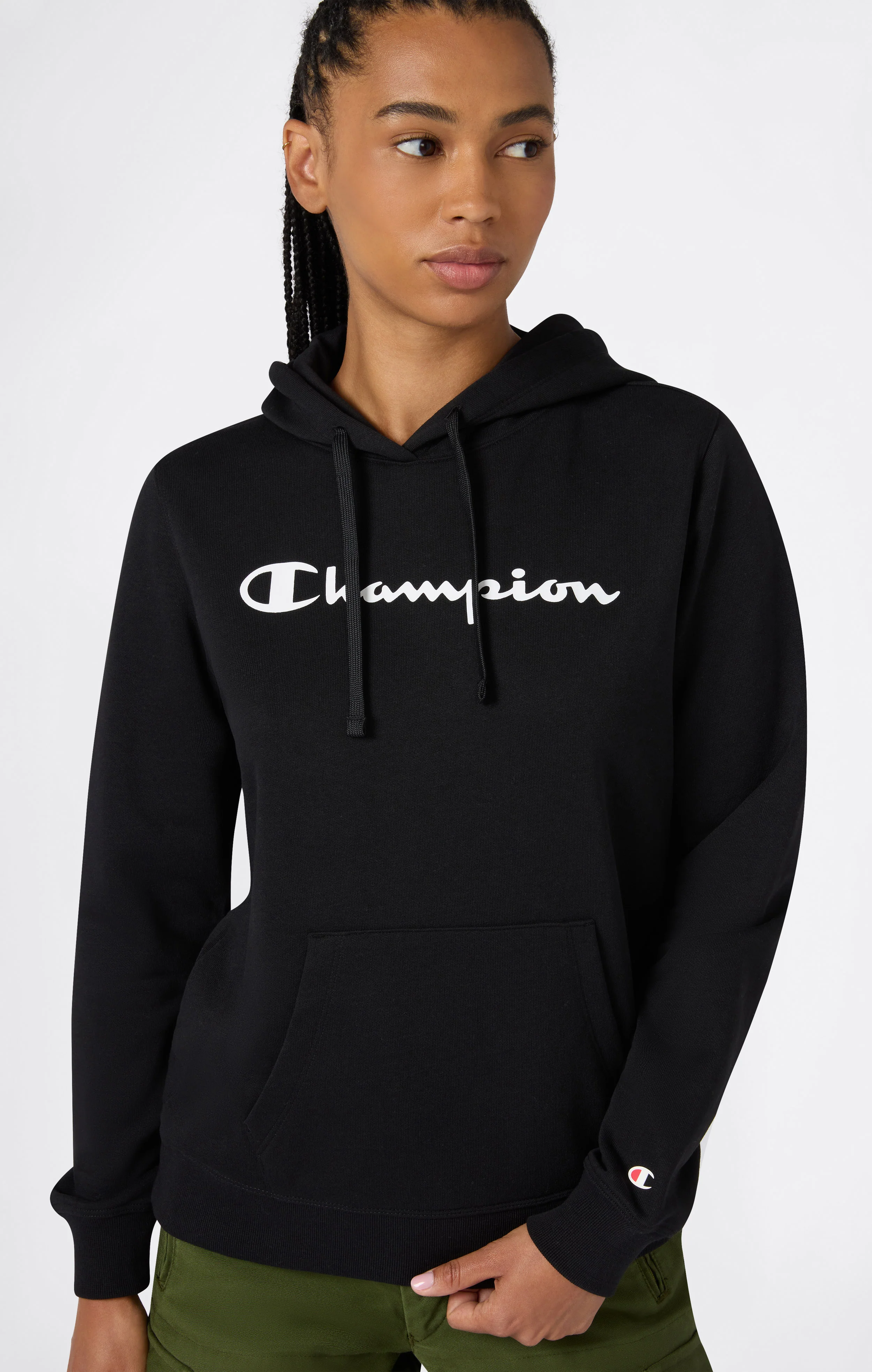 Lightweight Hoodie with Maxi Logo for Women - Image 3