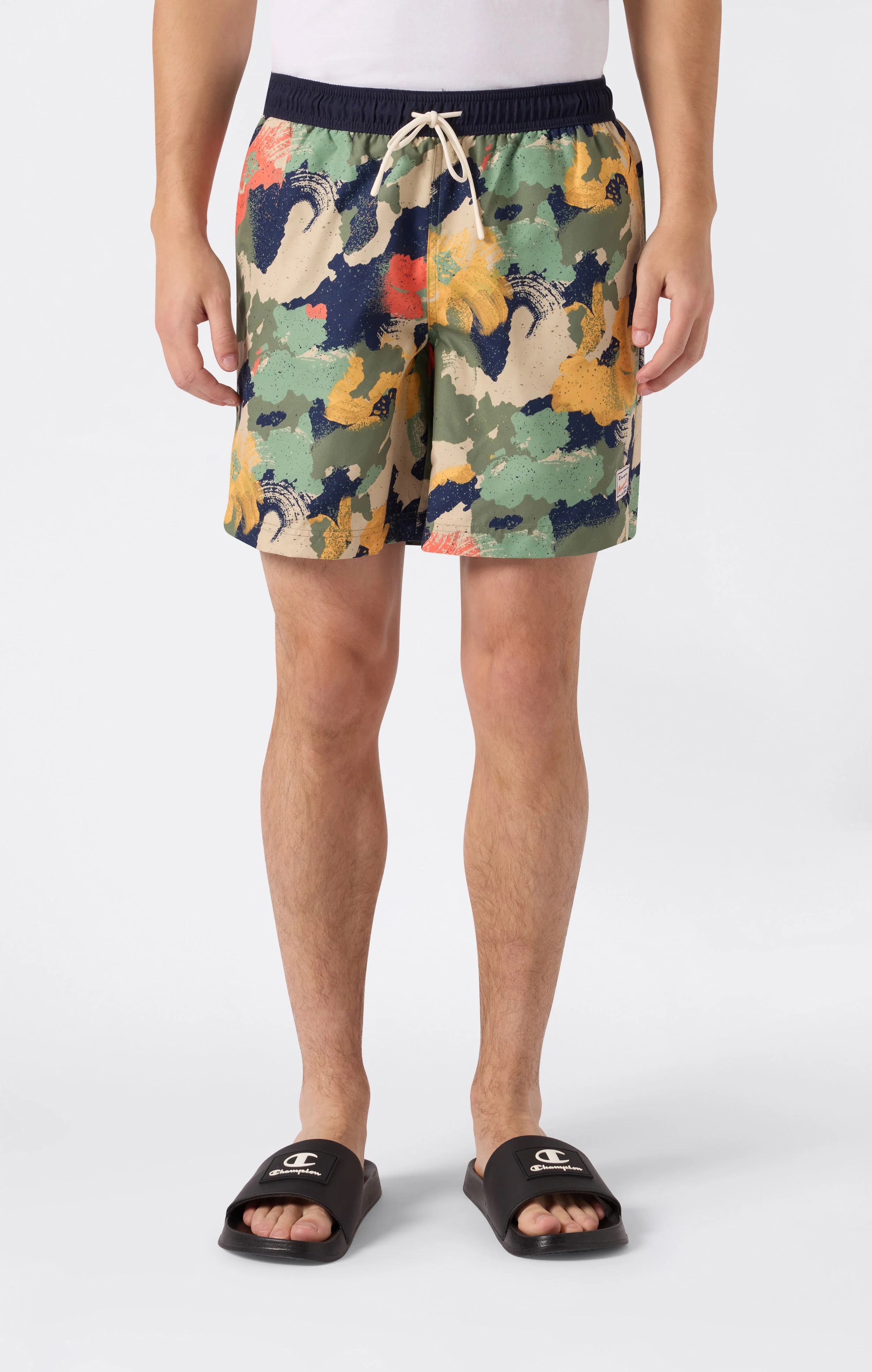 Men’s 7” Board Fit Printed Swim Shorts
