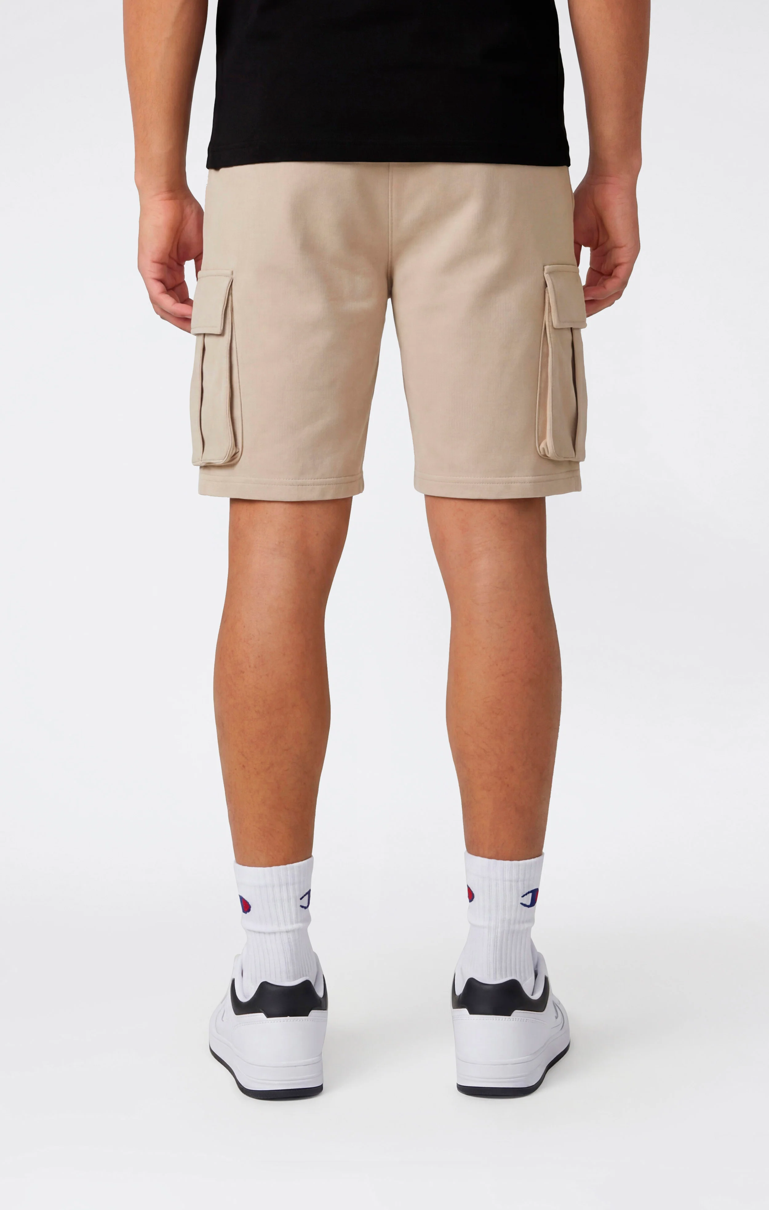 Men’s 9” Fleece Cargo Shorts Icons - Image 3