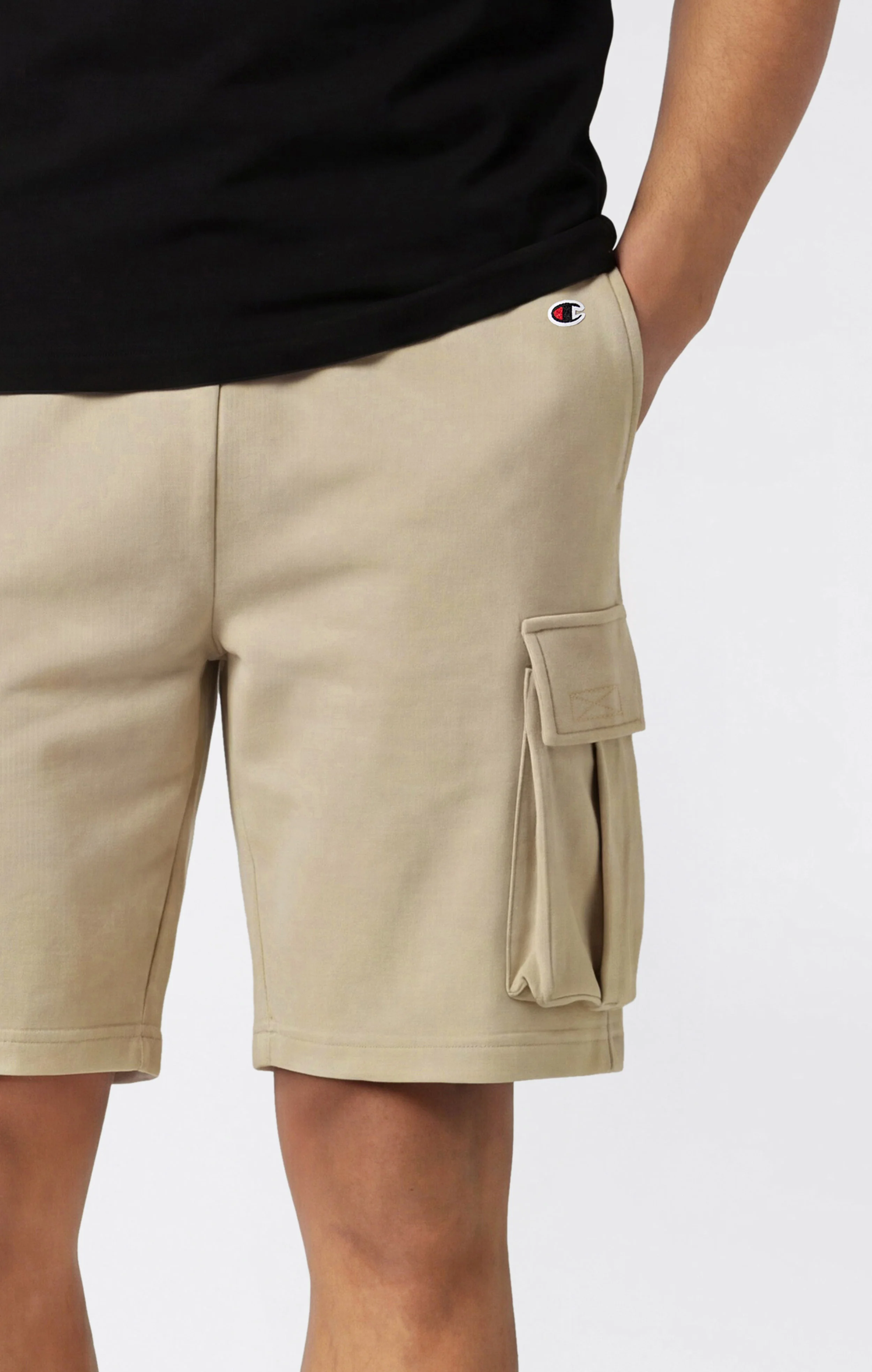 Men’s 9” Fleece Cargo Shorts Icons - Image 4
