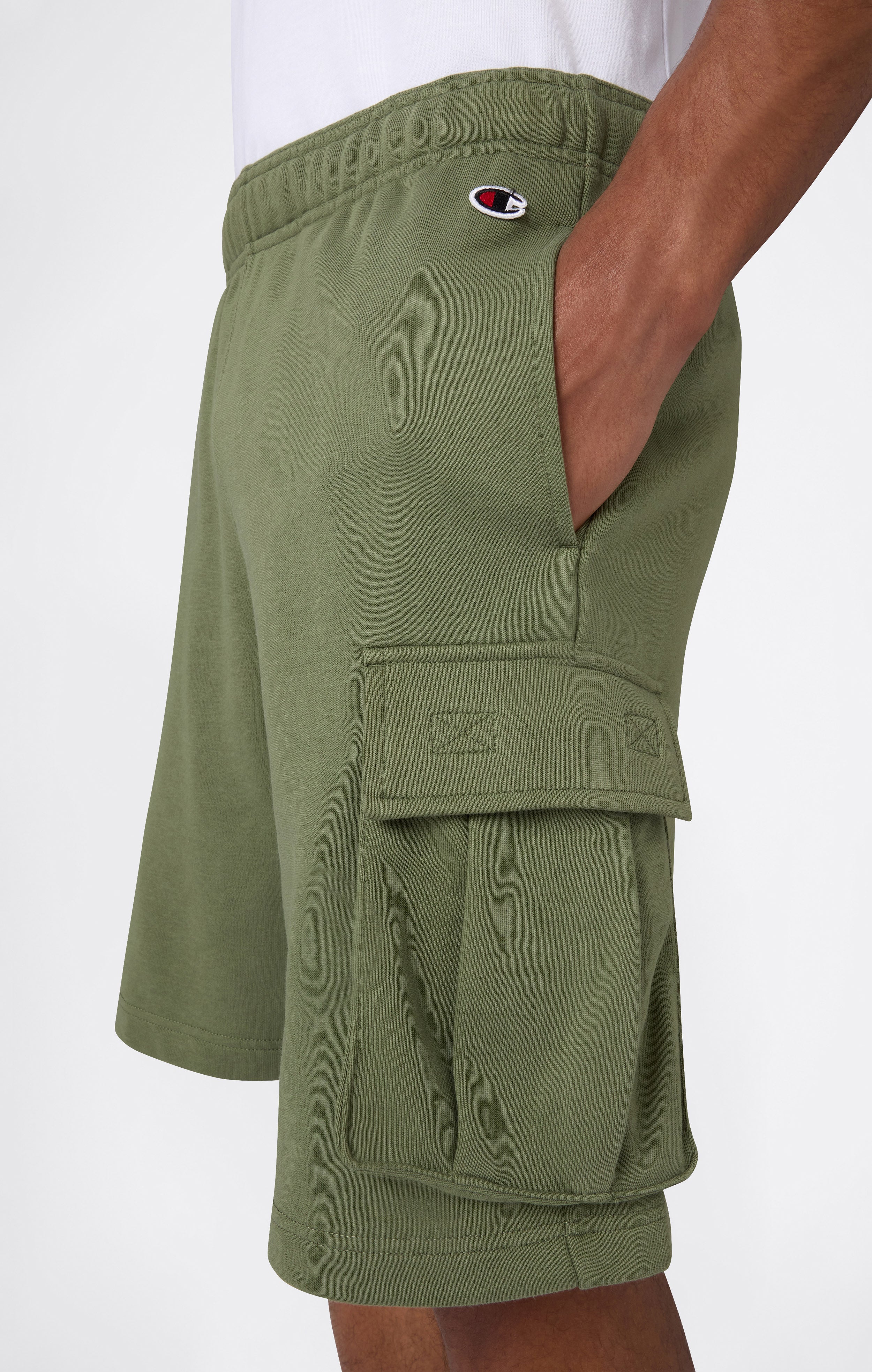 Men’s 9” Fleece Cargo Shorts Icons - Image 2