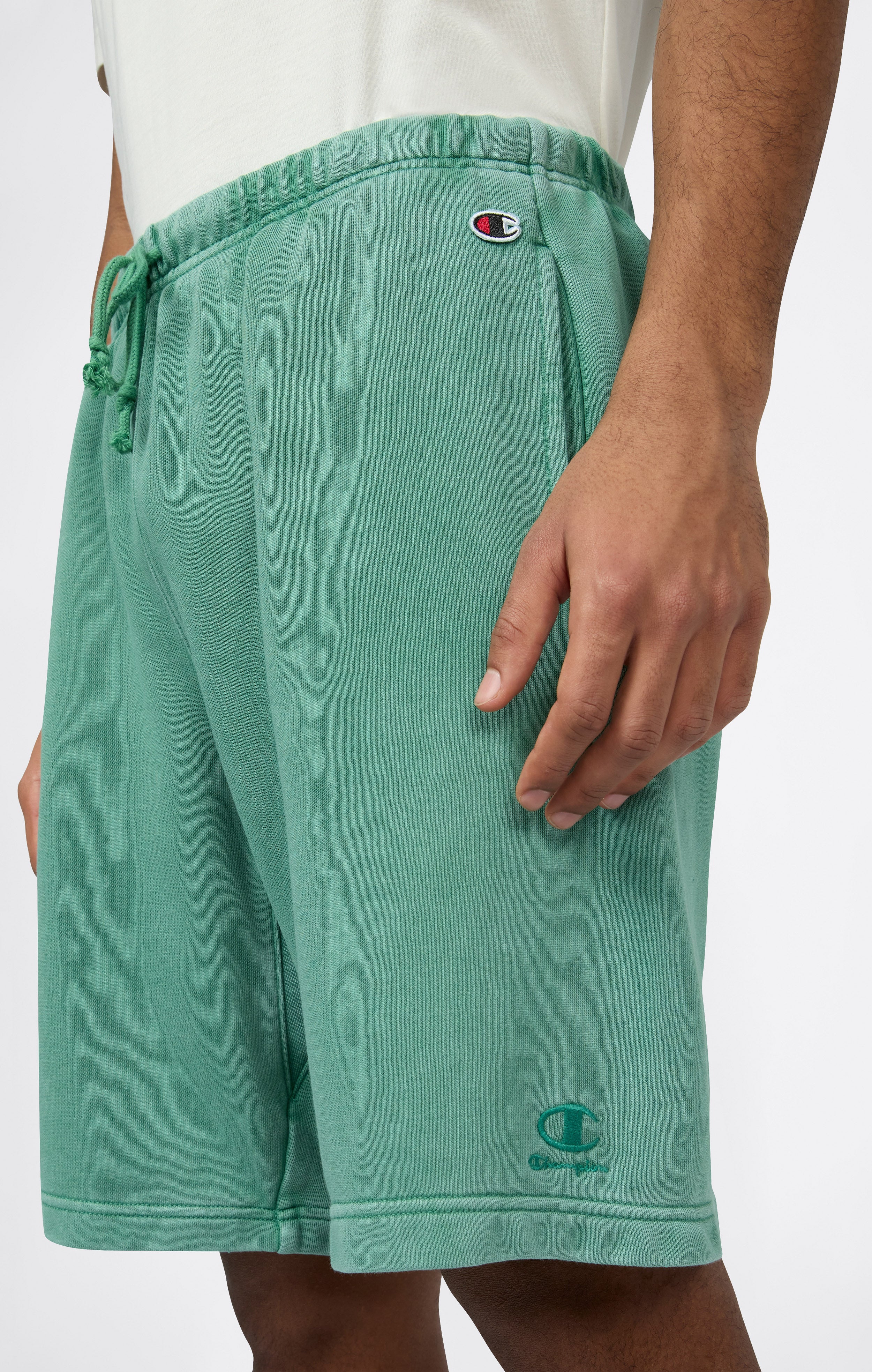 Men’s 9" Washed Effect Bermuda Shorts Icons - Image 4