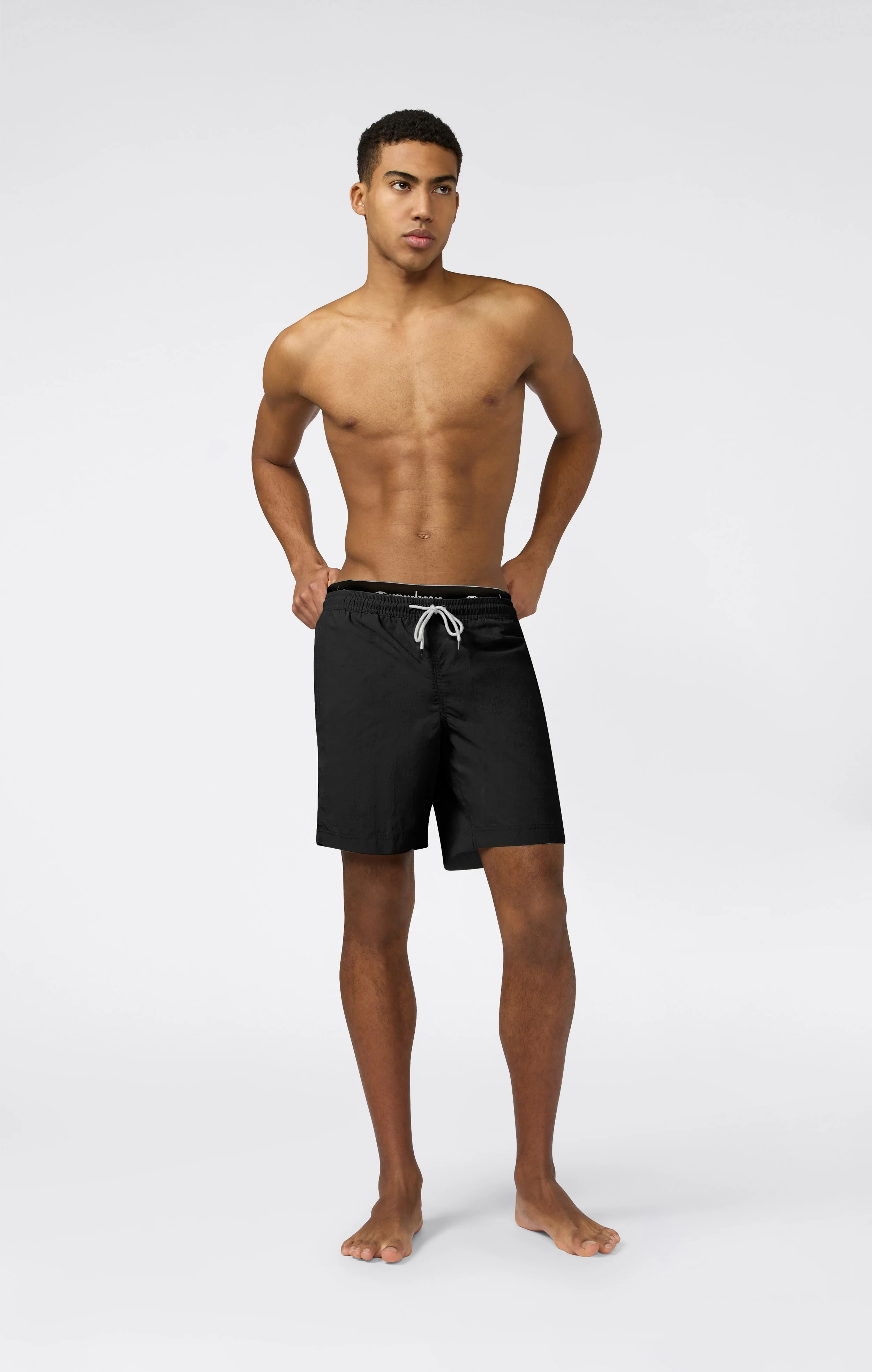 Men’s Board Fit Swim Shorts with Elasticated Waistband - Image 2