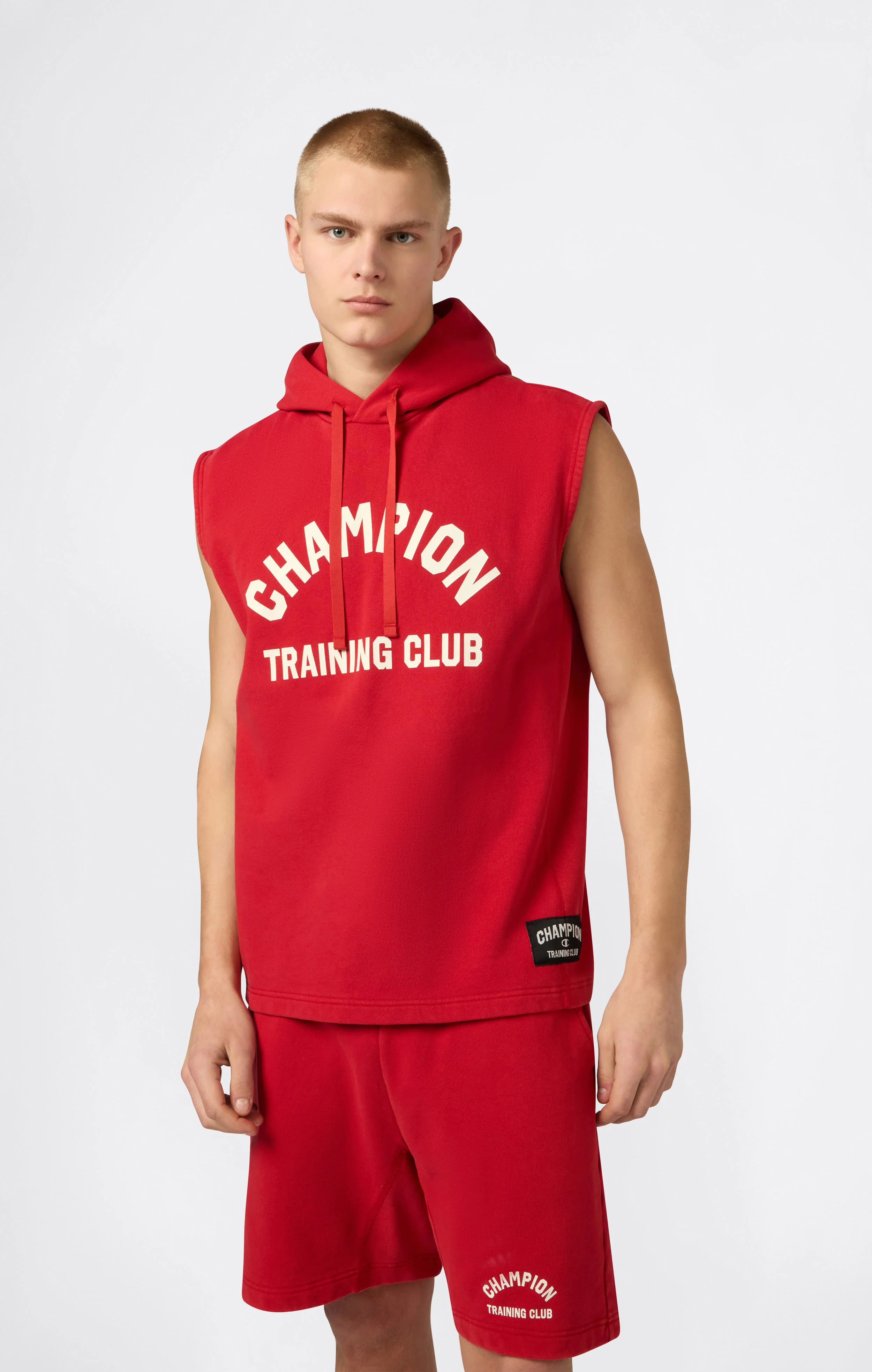 Men’s Boxing-Inspired Hooded Tank Top