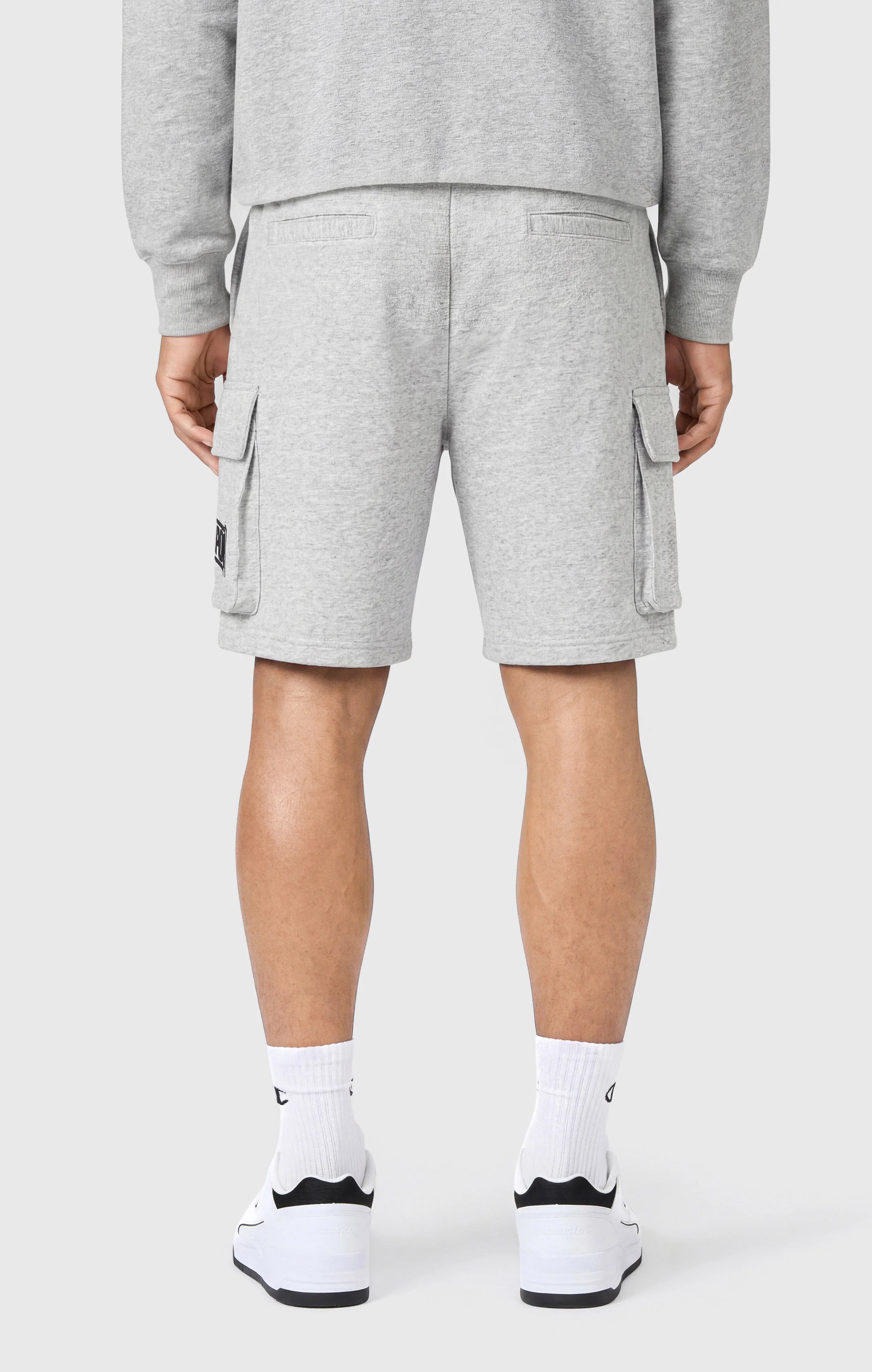 Men’s Cargo Shorts With Brushed Interior And Logo - Image 3