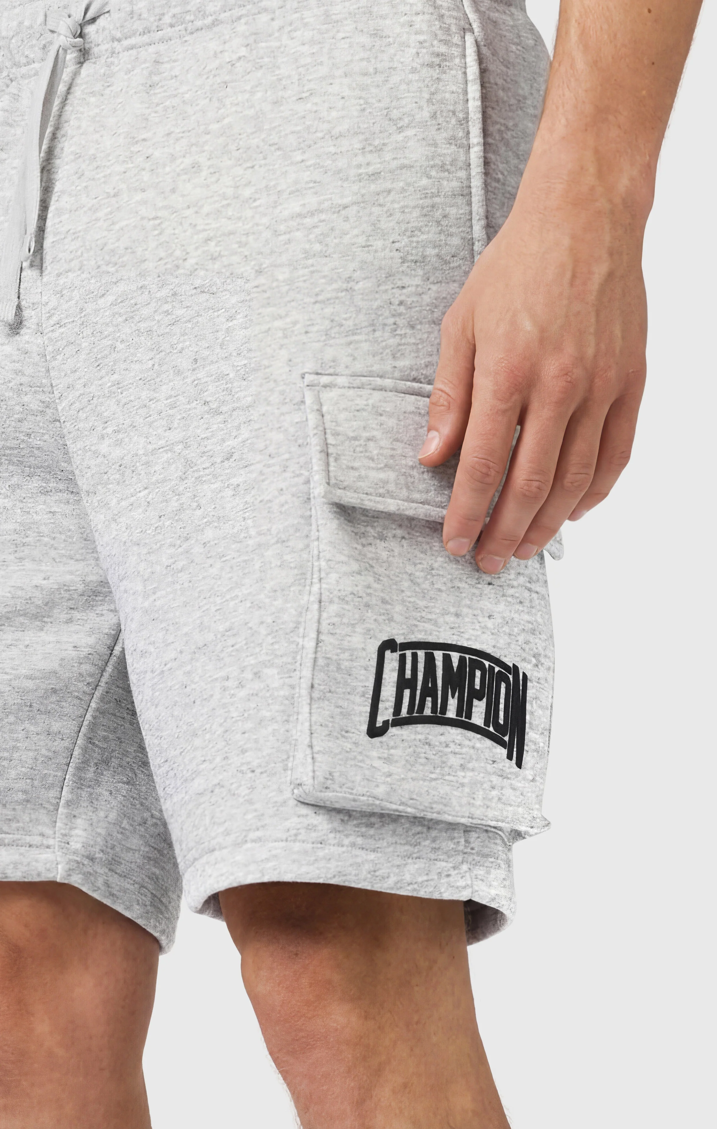 Men’s Cargo Shorts With Brushed Interior And Logo - Image 4