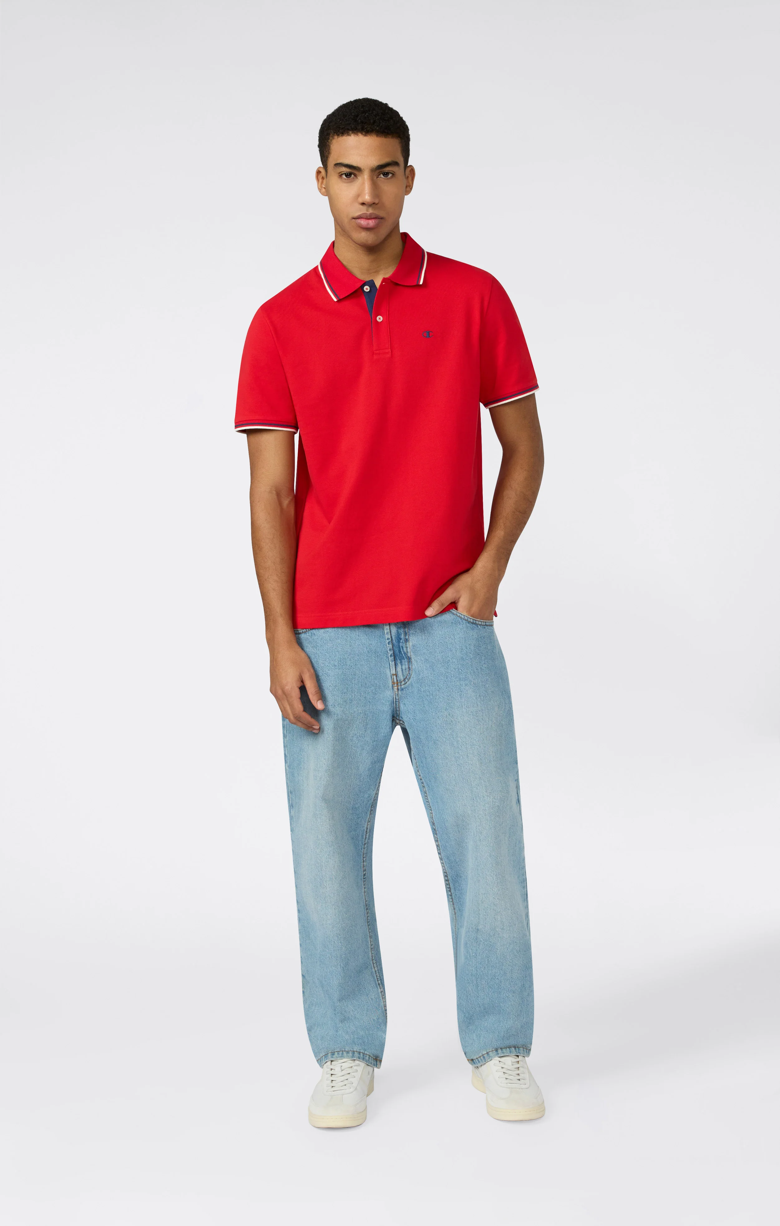 Men's Cotton Pique Polo - Image 2