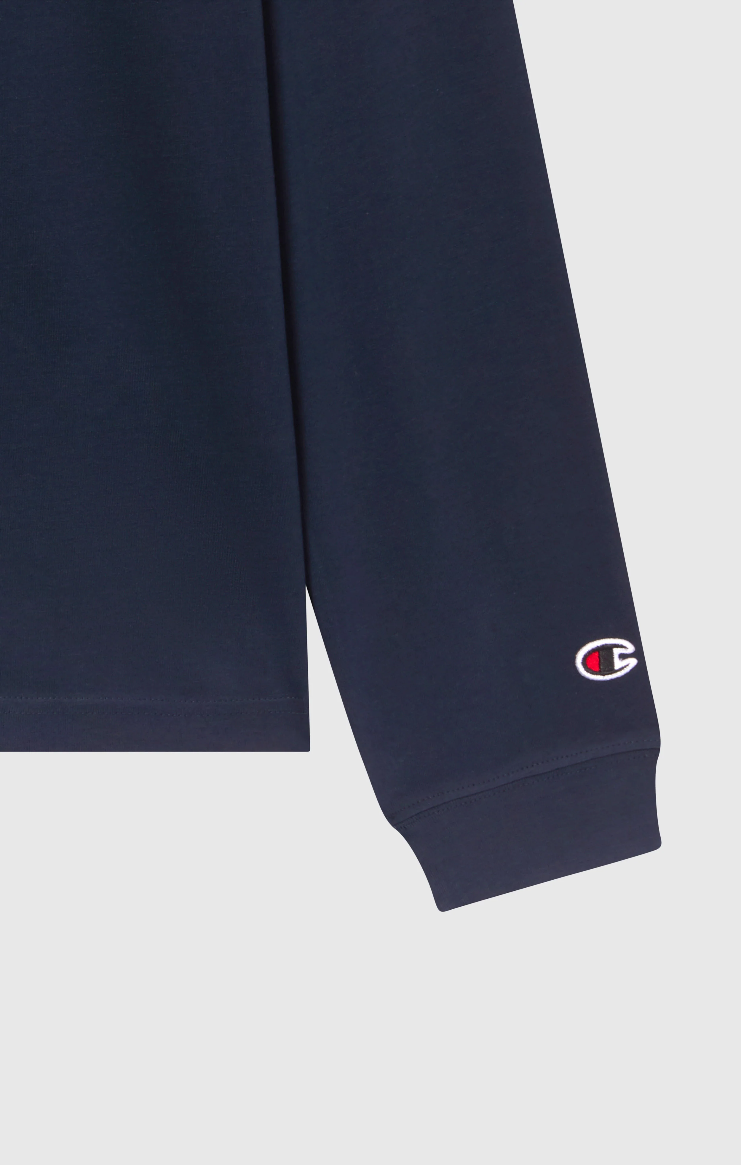 Men’s Crewneck Long Sleeve With Big Embroidery Logo T-Shirt Icons - Image 7