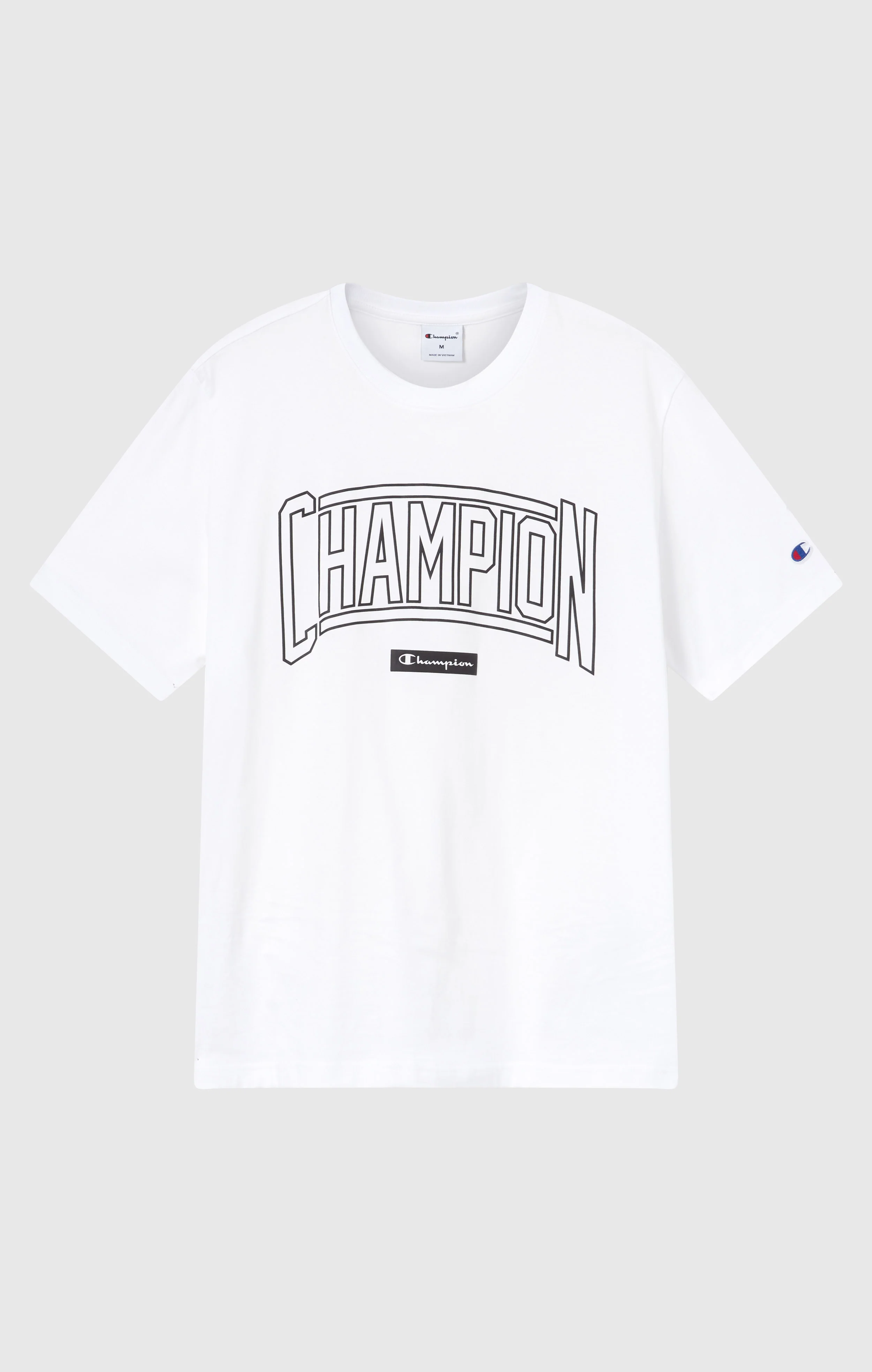 Men’s Crewneck T-Shirt With Puff Print Logo - Image 5