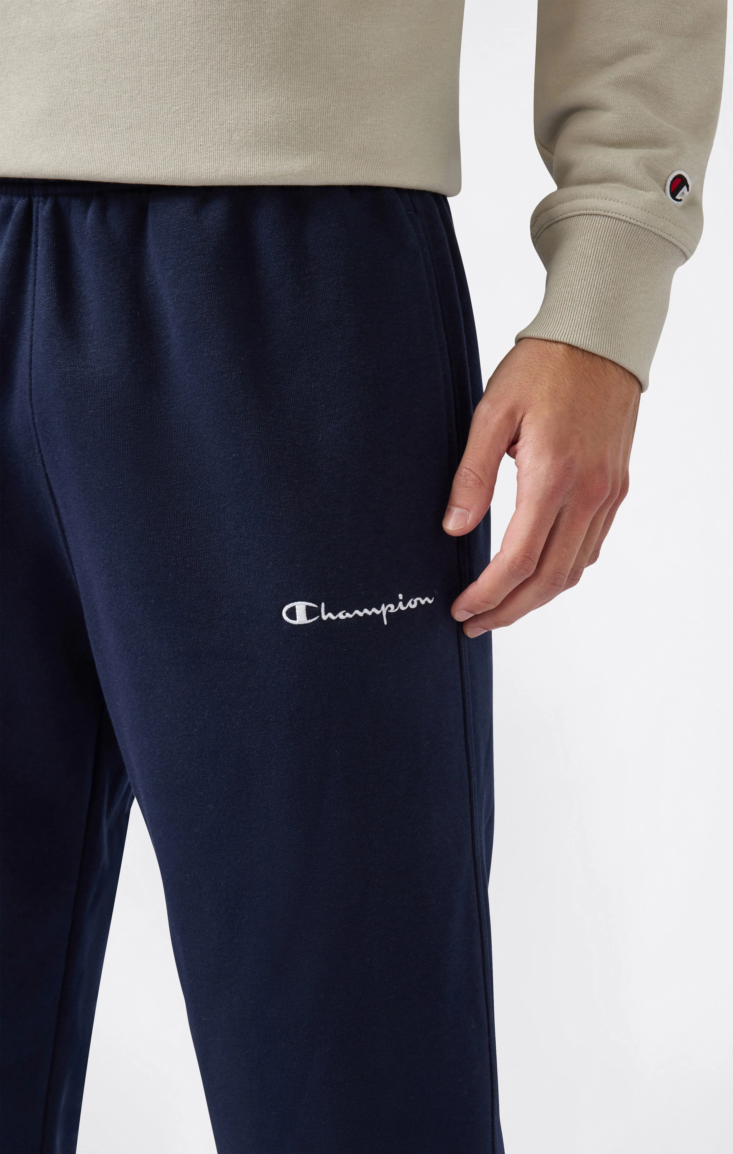 Men’s Elastic Cuff Fleece Pants Icons - Image 2