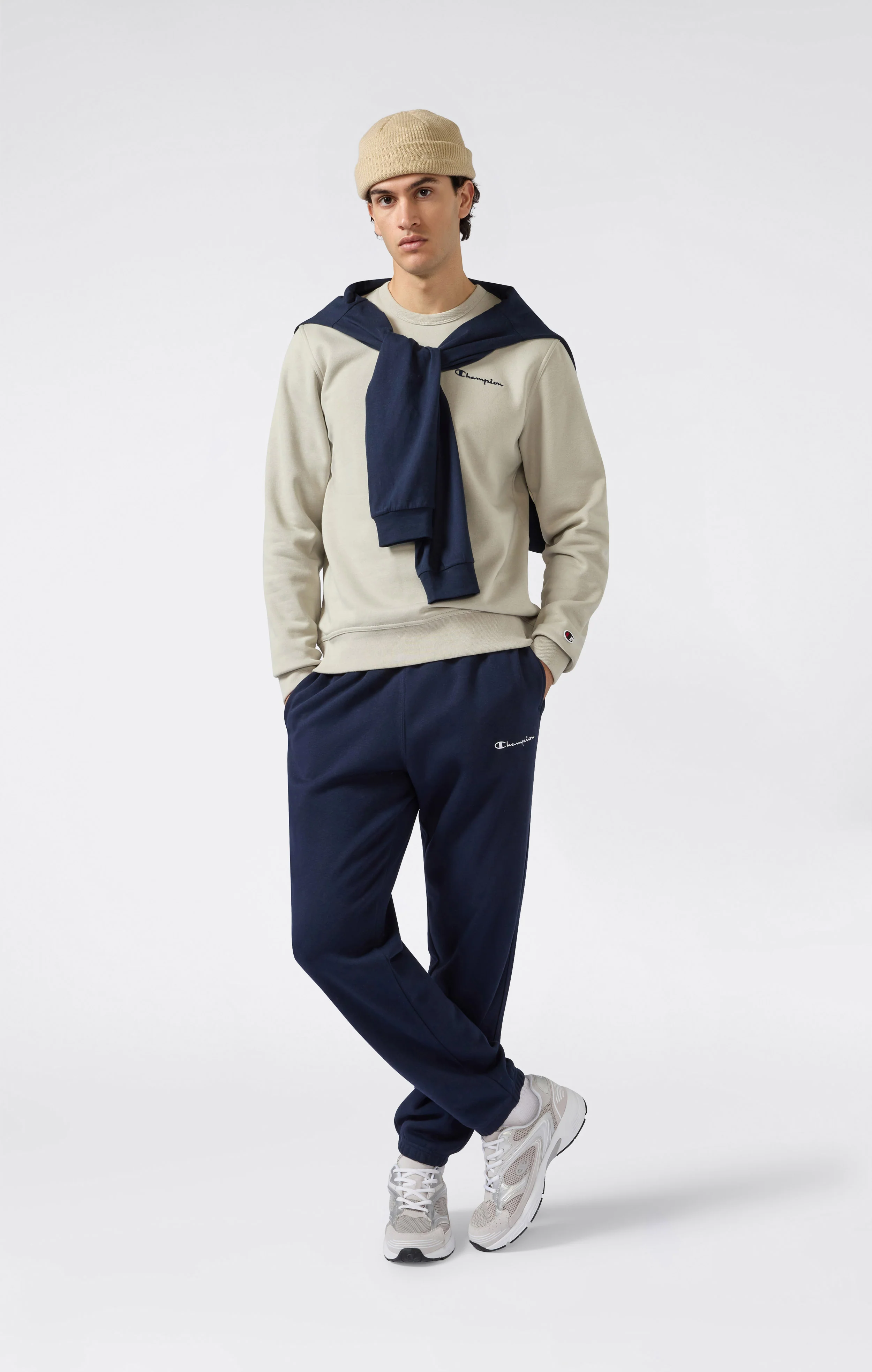 Men’s Elastic Cuff Fleece Pants Icons - Image 3