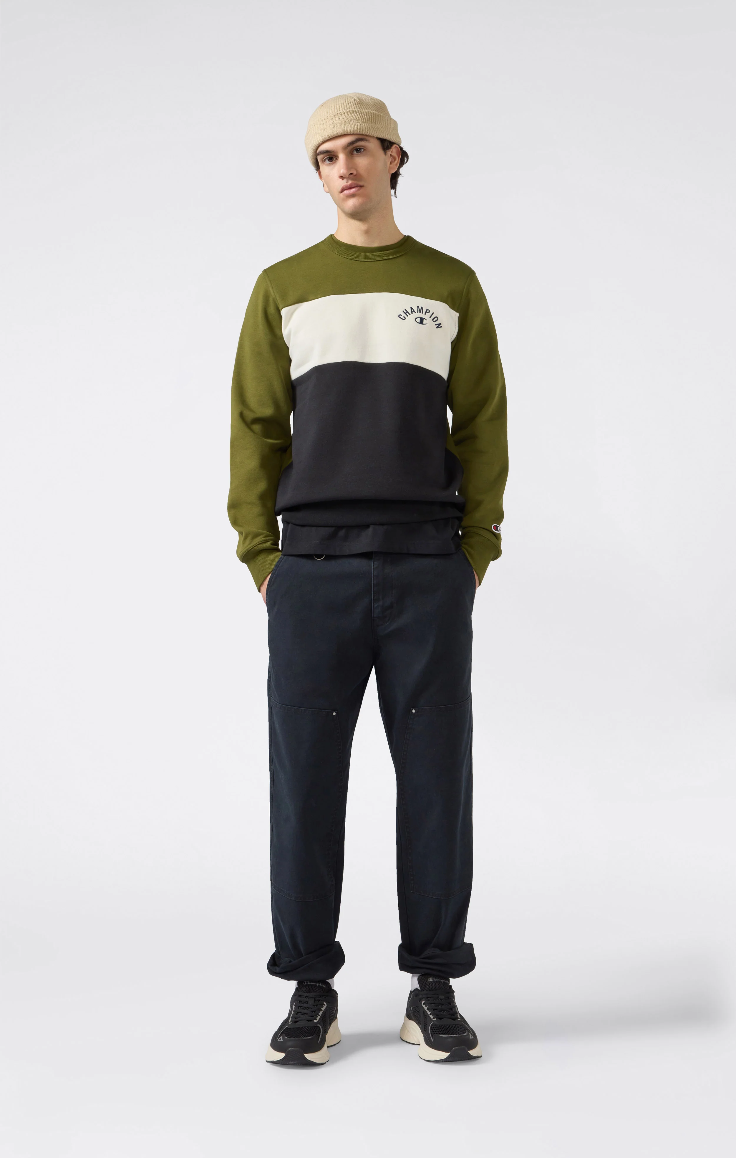 Men’s Fleece Crewneck Sweatshirt Icons - Image 2