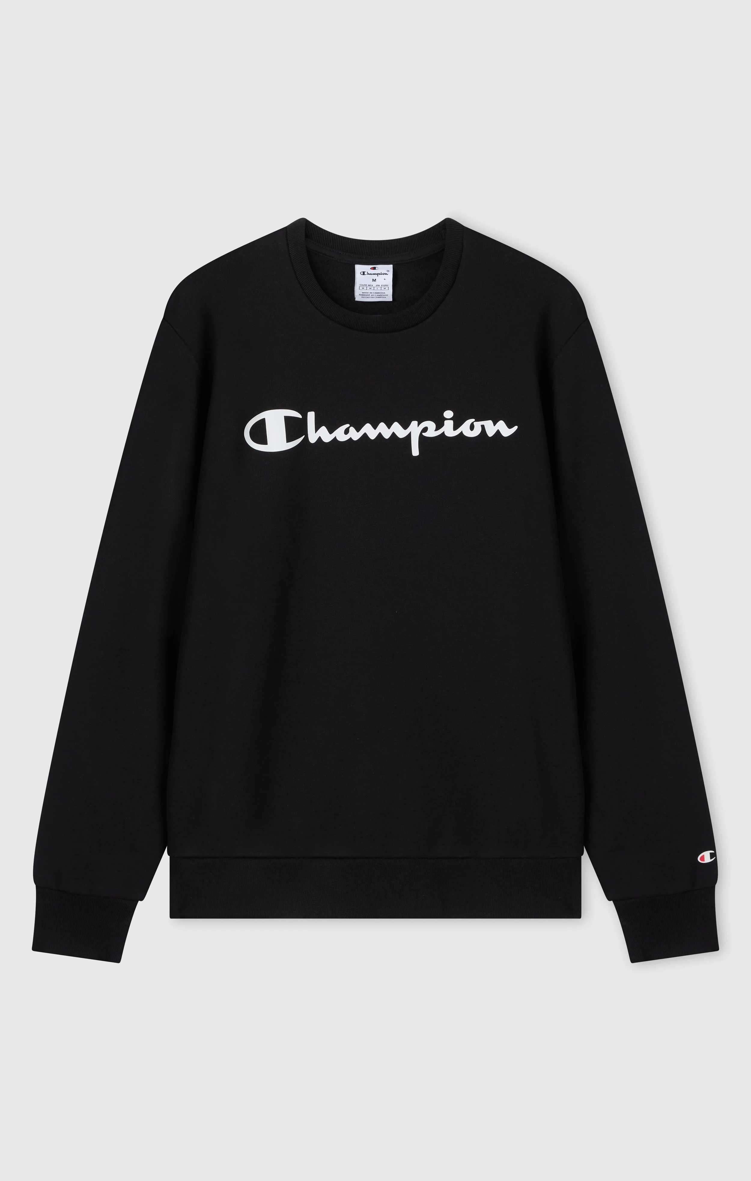 Men’s Fleece Crewneck Sweatshirt Script Logo - Image 5