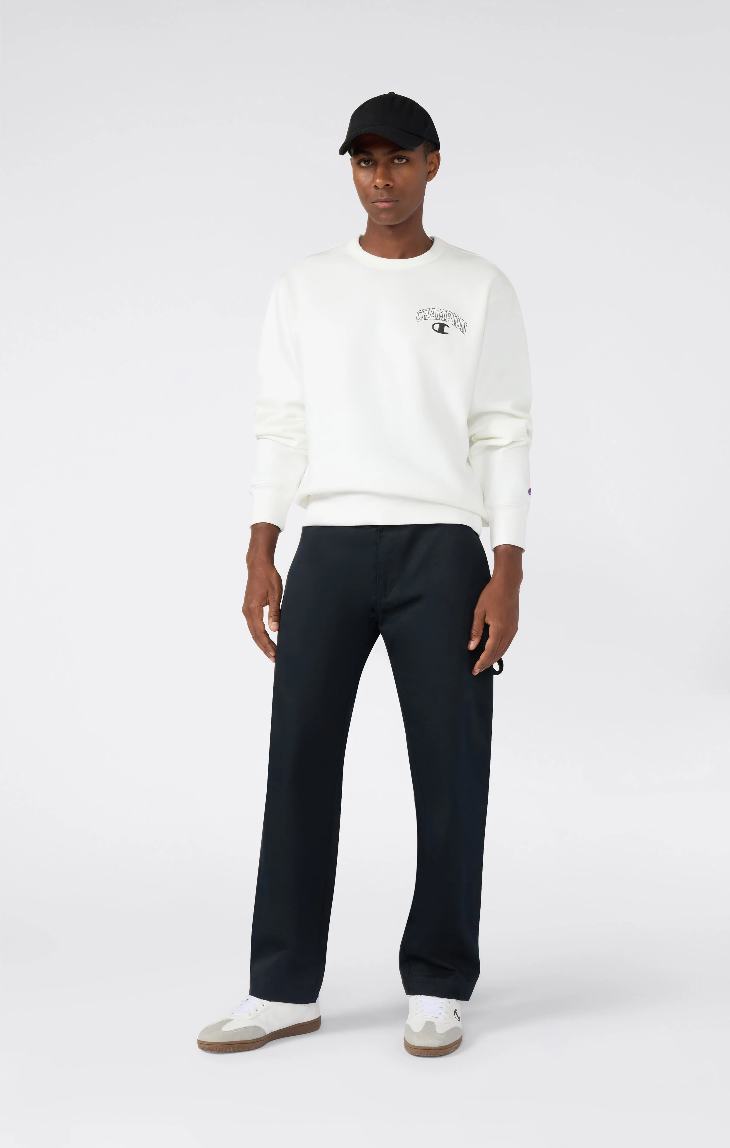 Men’s Fleece Crewneck Sweatshirt Street Varsity - Image 2