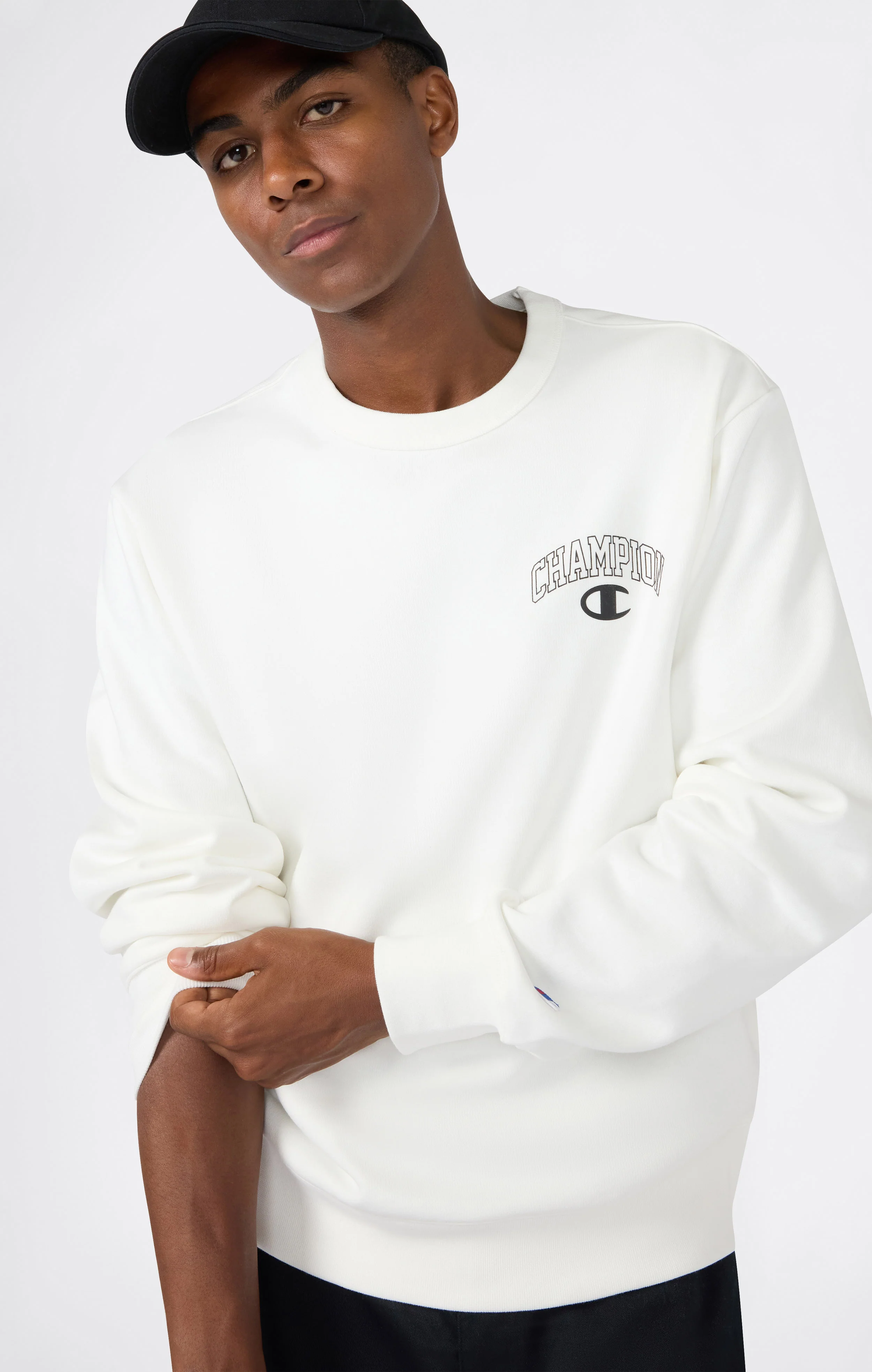 Men’s Fleece Crewneck Sweatshirt Street Varsity - Image 5