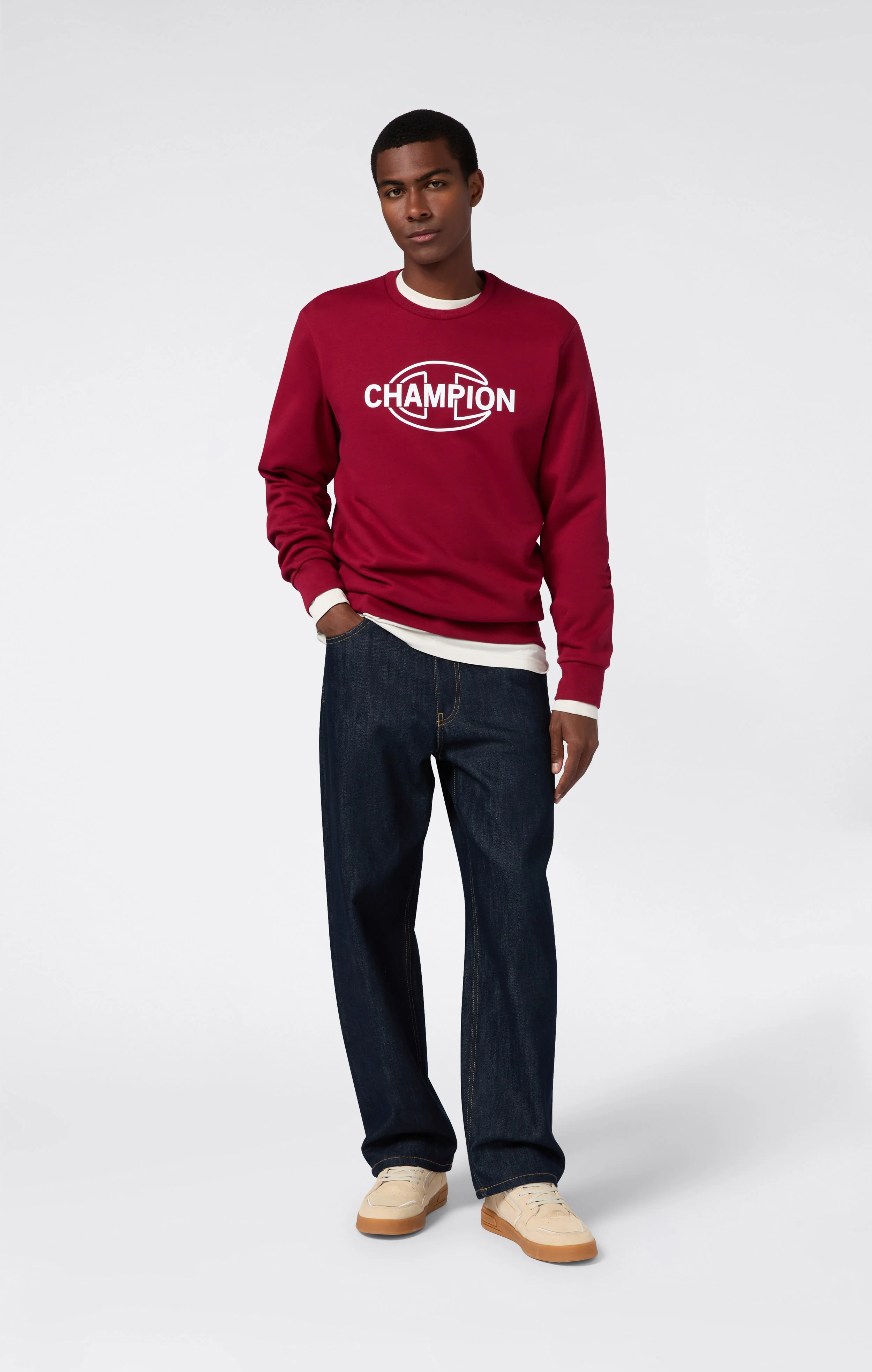 Men’s Fleece Crewneck Sweatshirt with Graphics - Image 2