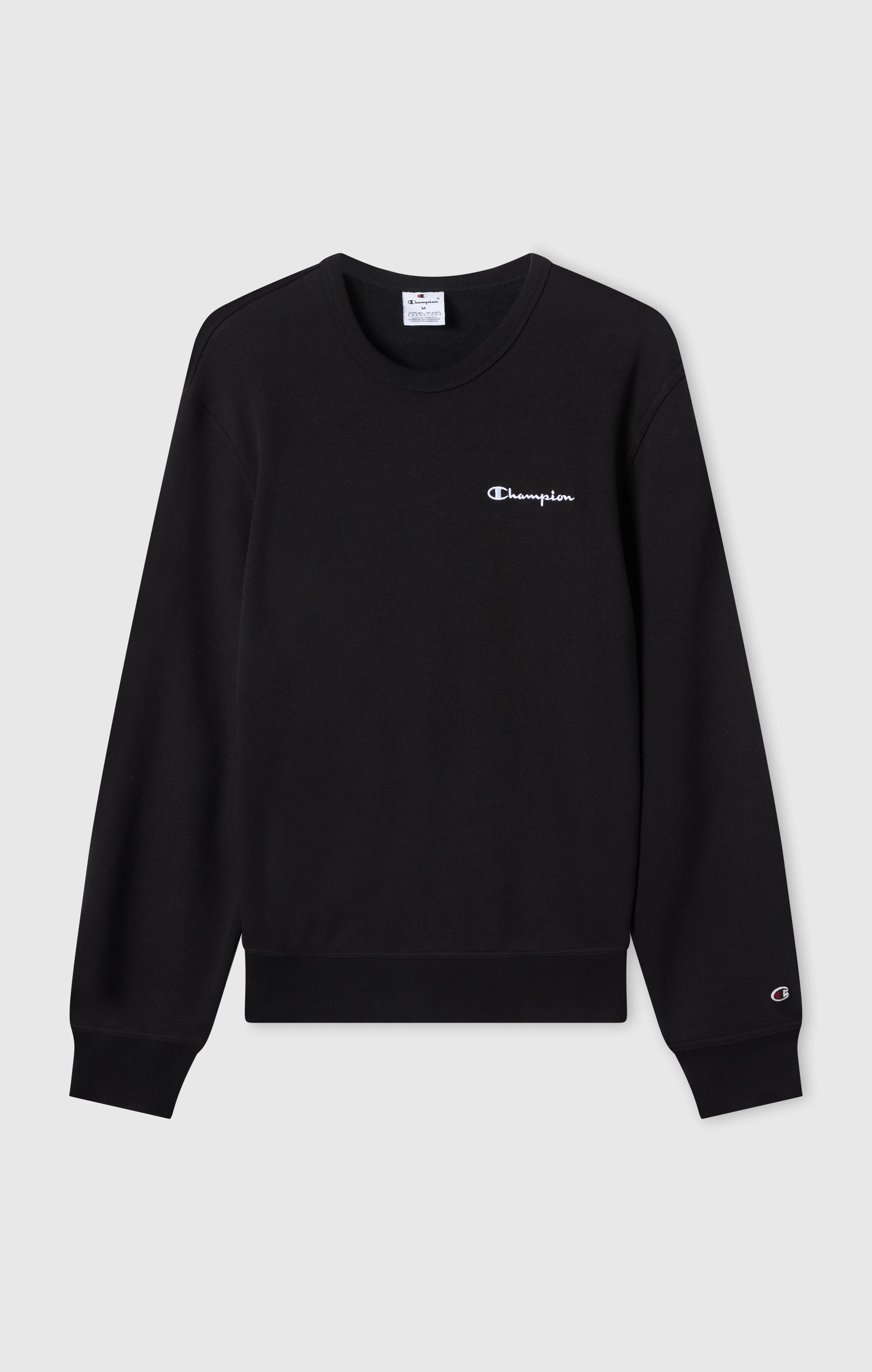 Men’s Fleece Crewneck Sweatshirt with Small Embroidered Logo Icons - Image 5