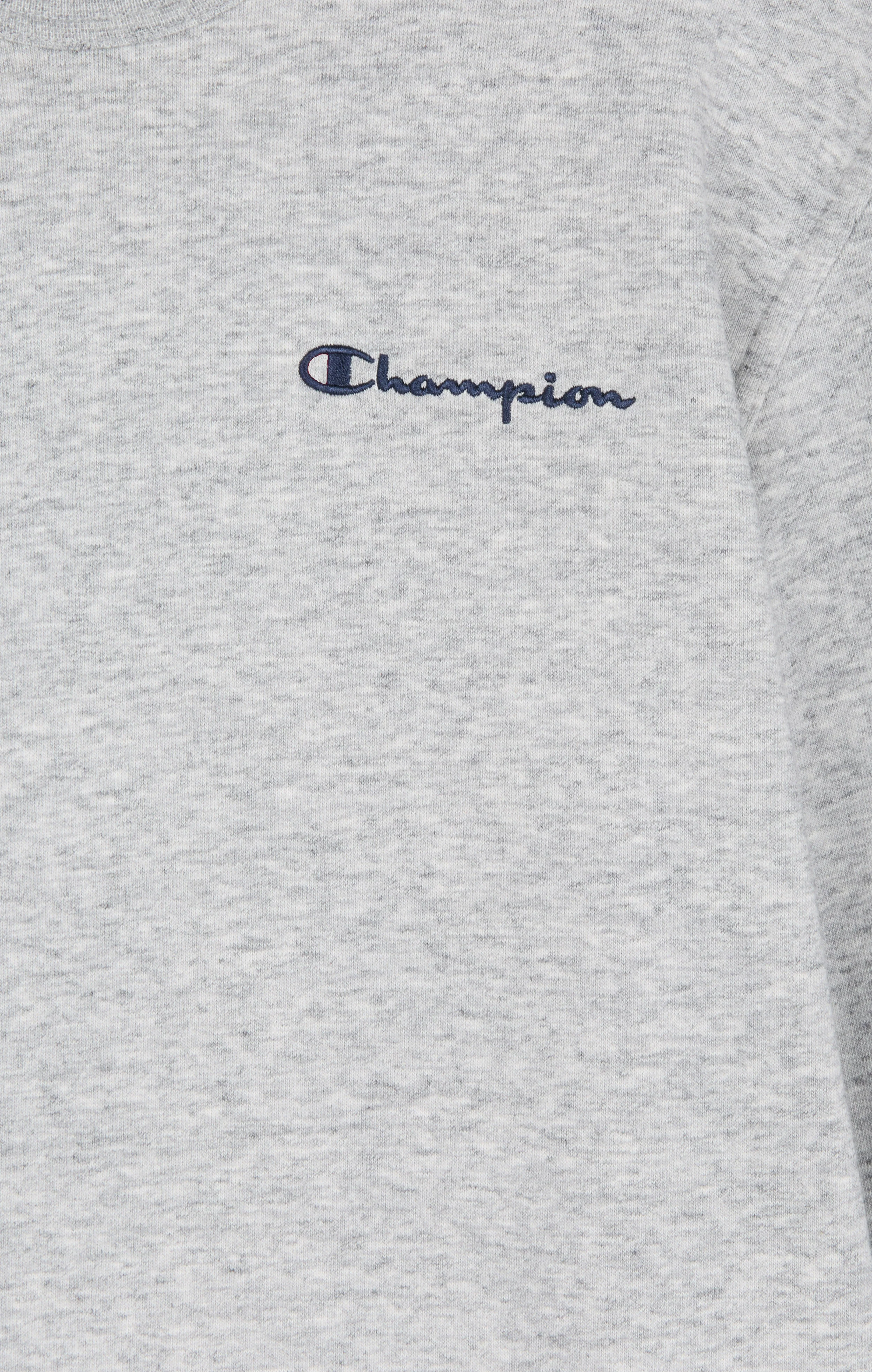 Men’s Fleece Crewneck Sweatshirt with Small Embroidered Logo Icons - Image 7