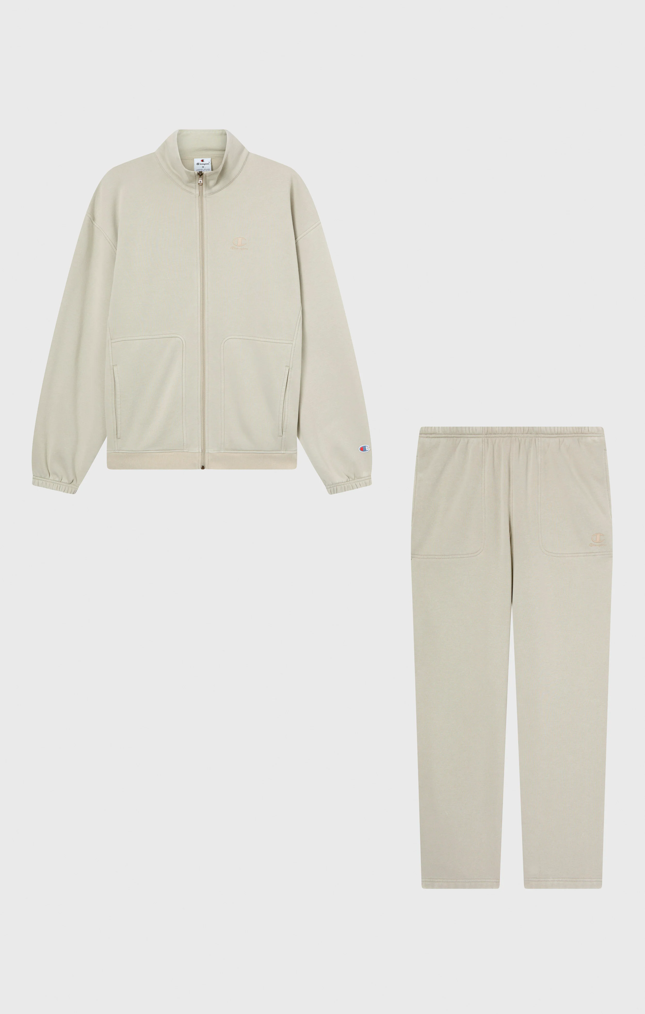 Men’s Fleece Full Zip Suit Washed Icons - Image 5