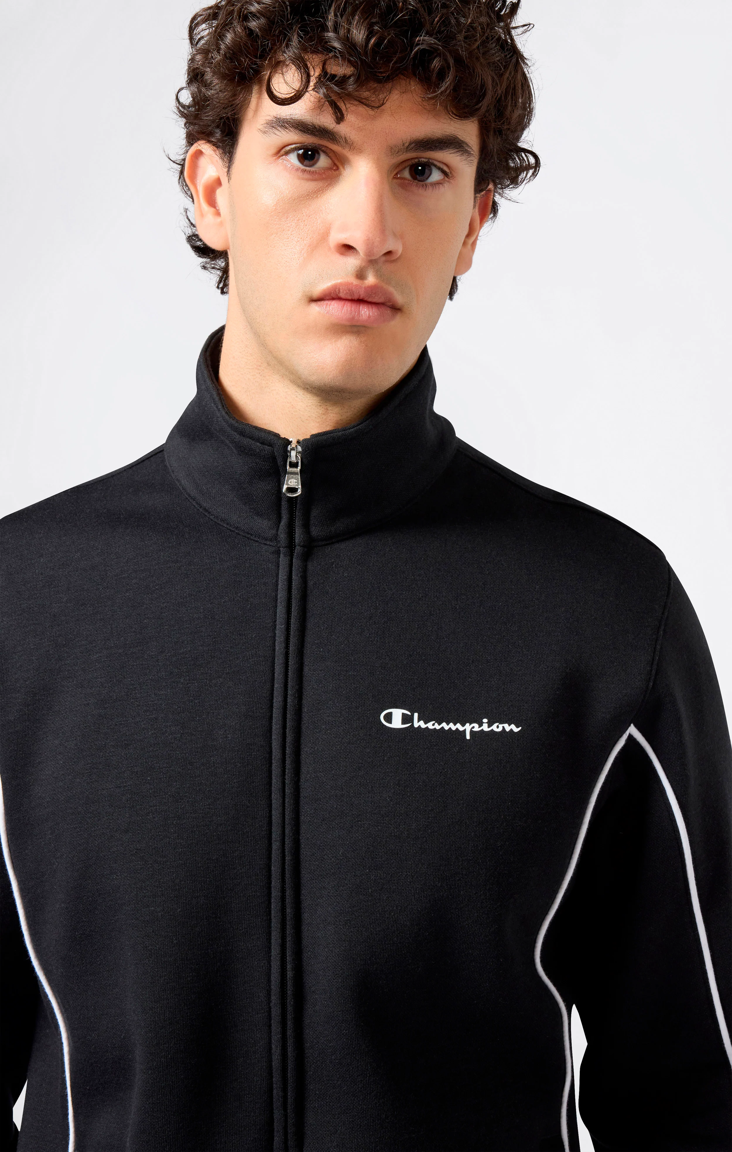 Men’s Fleece Full Zip Sweatsuit Small Script - Image 5