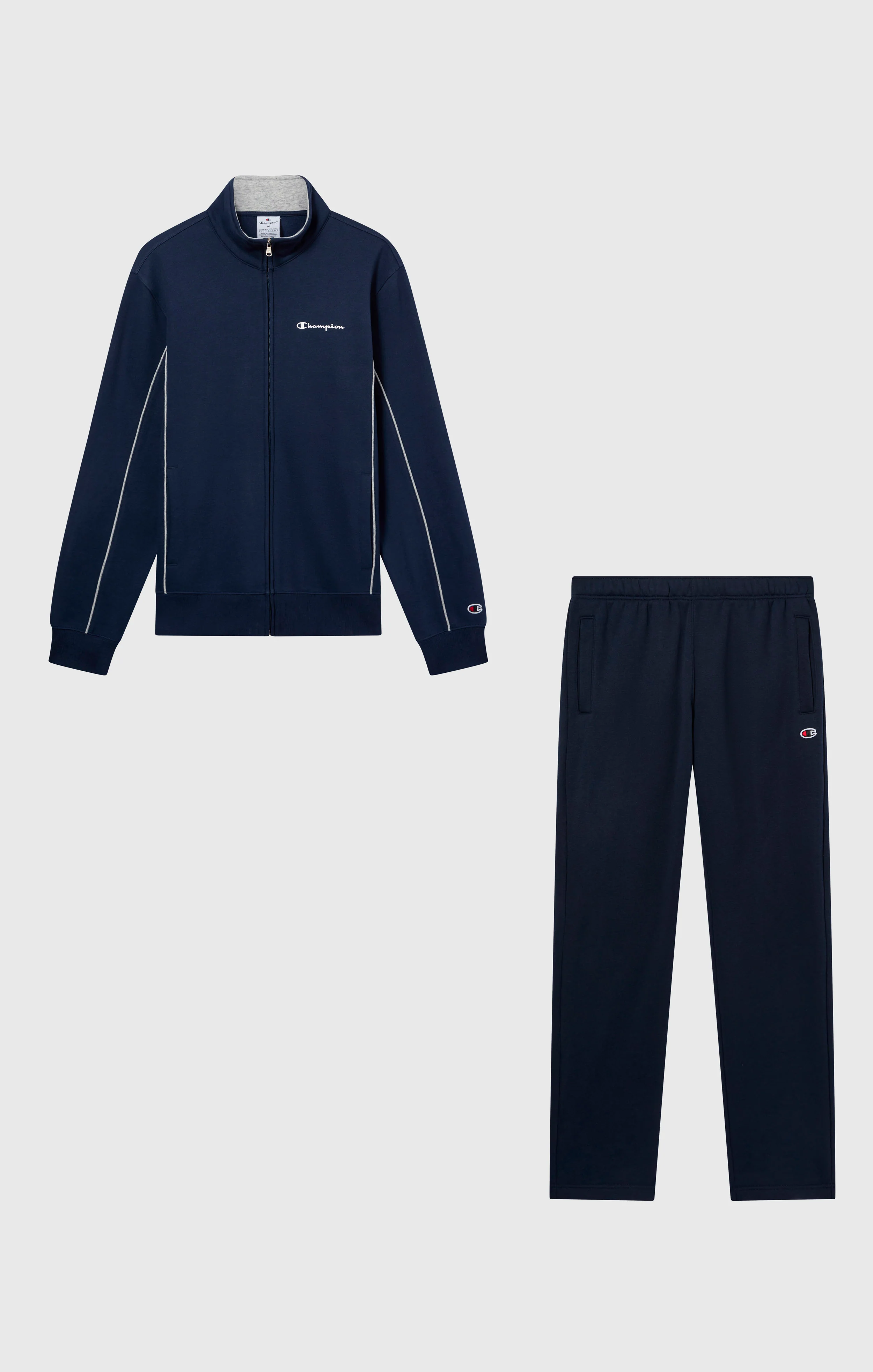 Men’s Fleece Full Zip Sweatsuit Small Script