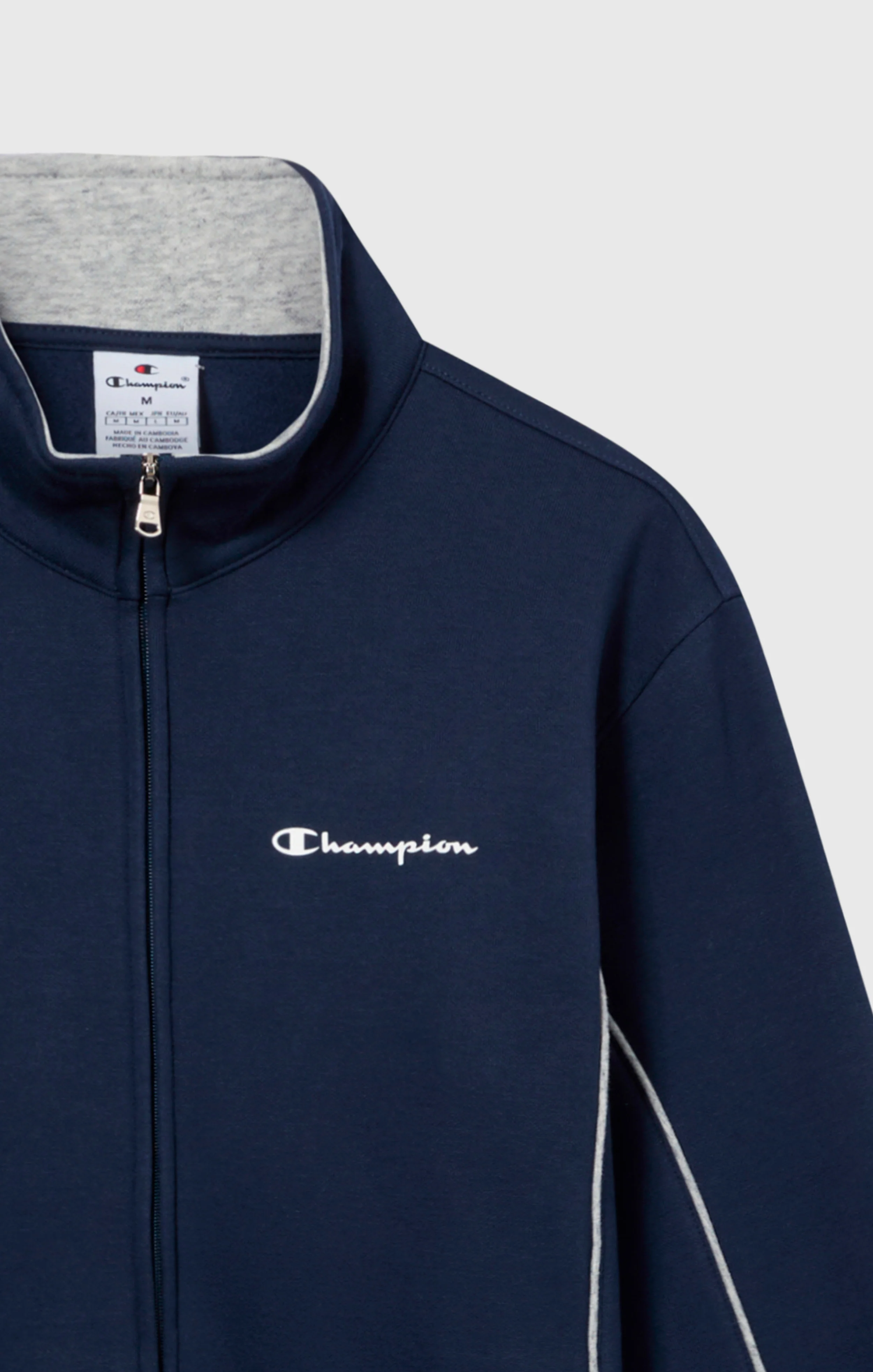 Men’s Fleece Full Zip Sweatsuit Small Script - Image 3