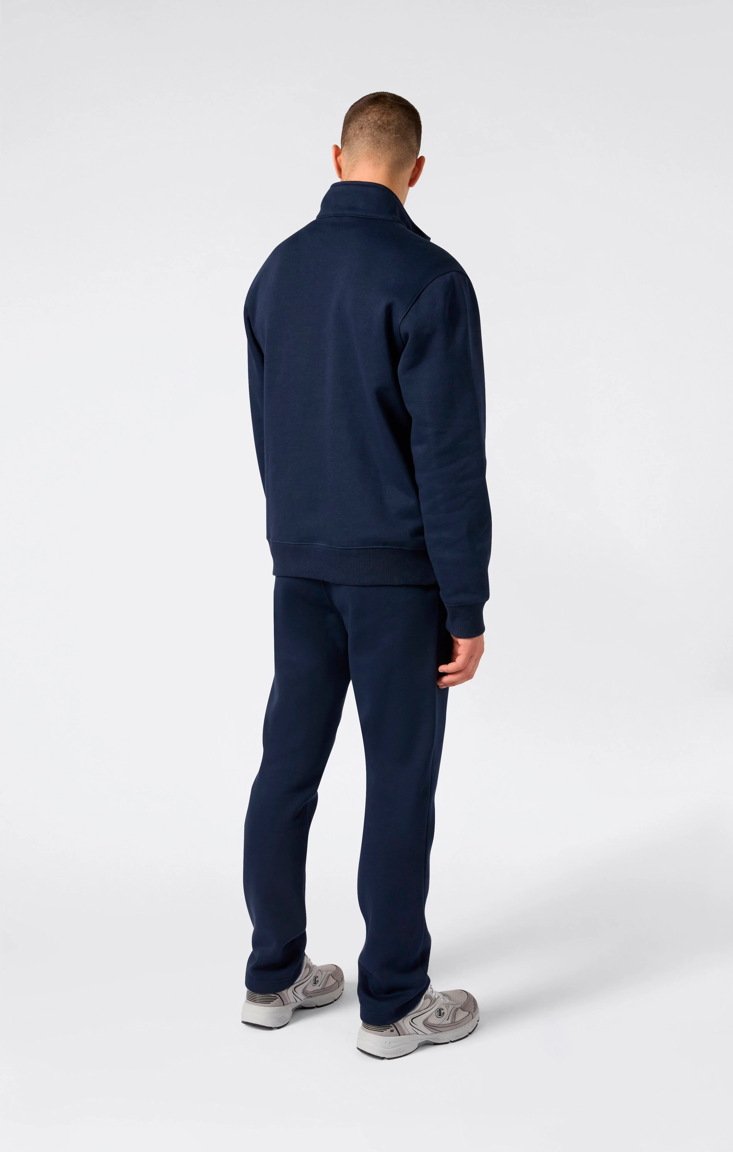 Men’s Fleece Full Zip Sweatsuit Small Script - Image 4