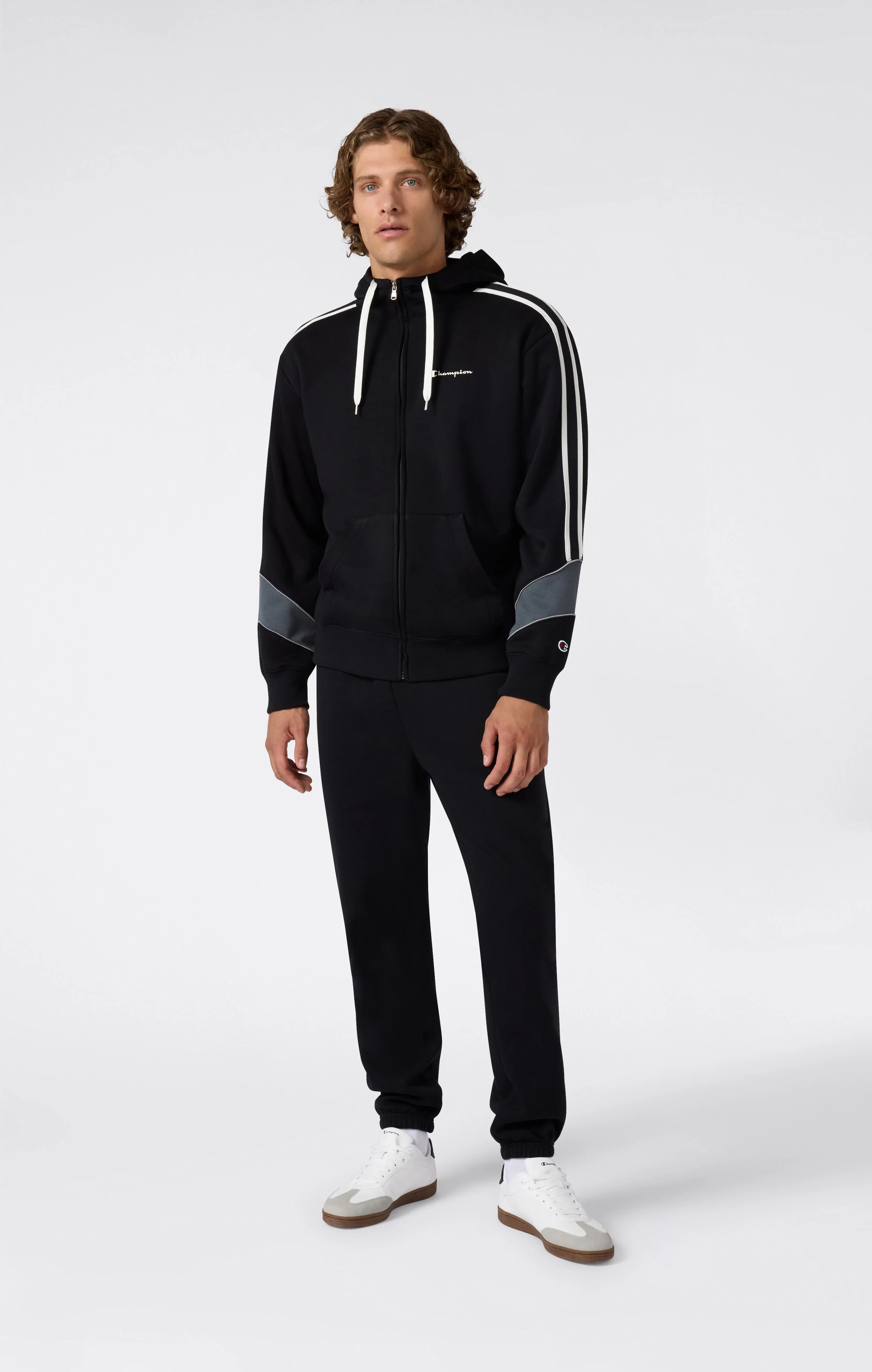 Men’s Fleece Hooded Full Zip Suit